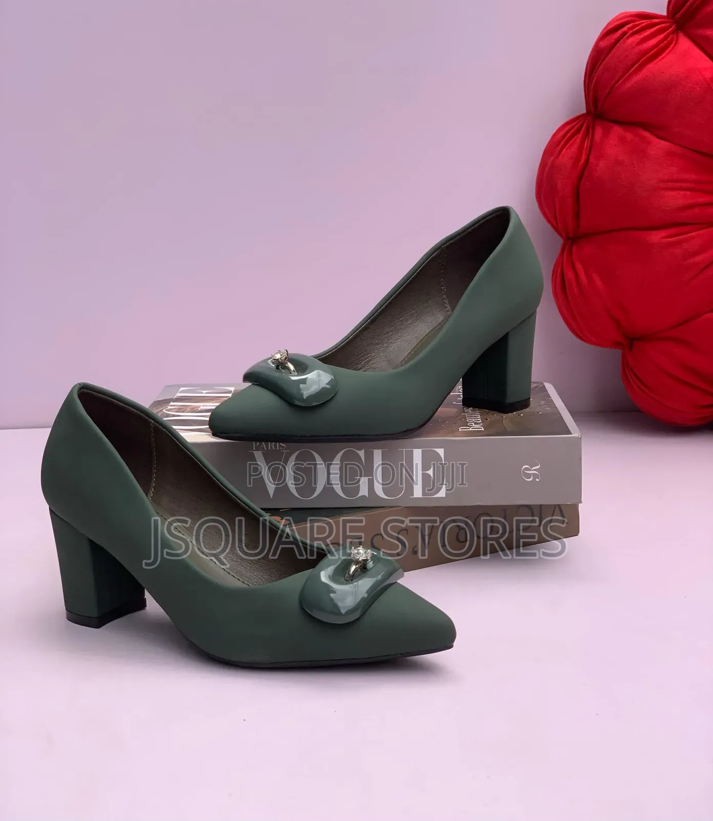 Colourful Block Heels for Big Feet Size 37 - 45