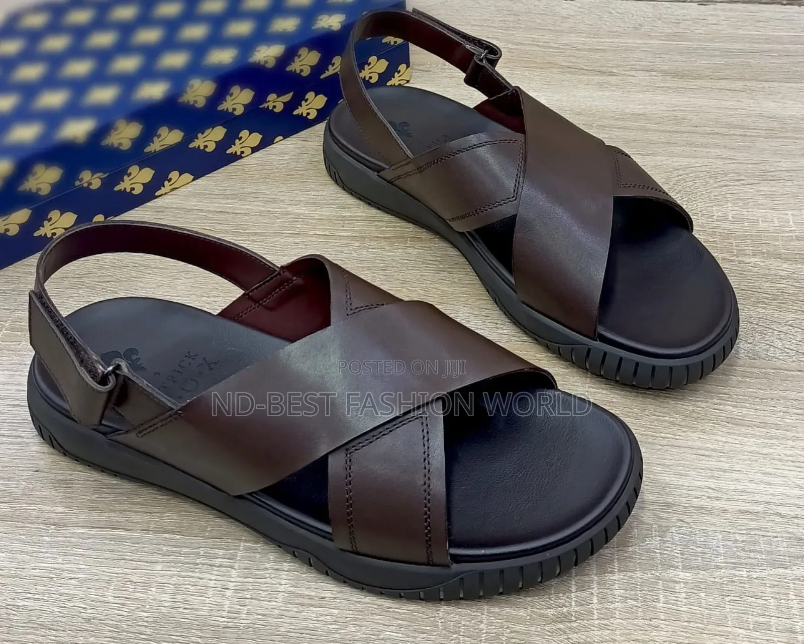 Brawn Leather Sandals