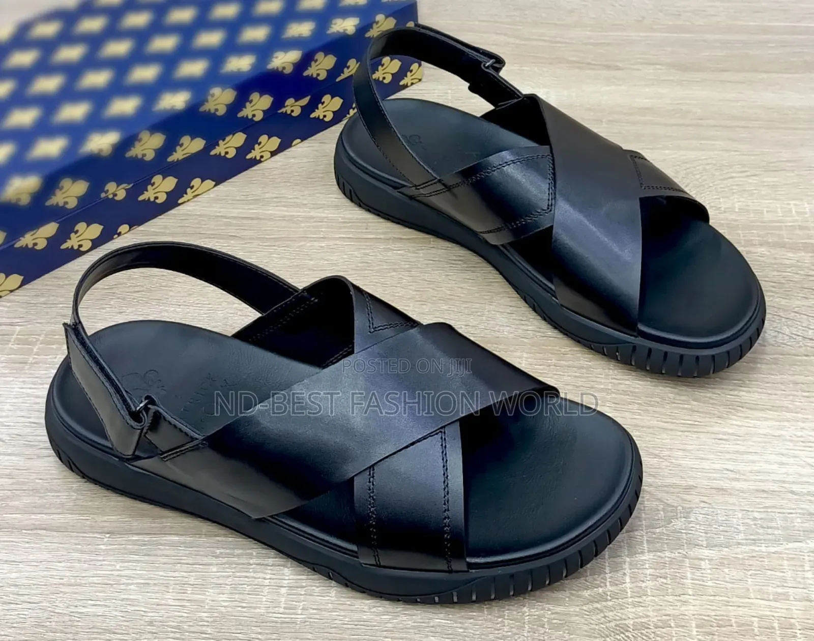 Brawn Leather Sandals
