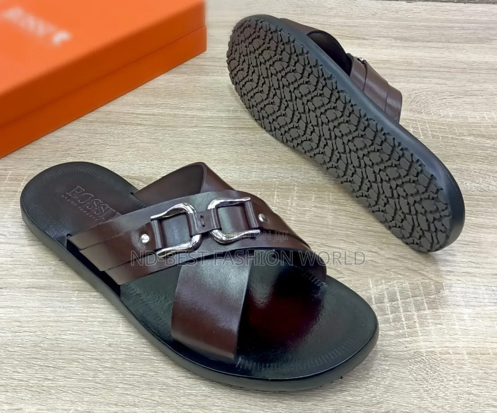 Rossi Leather Slippers
