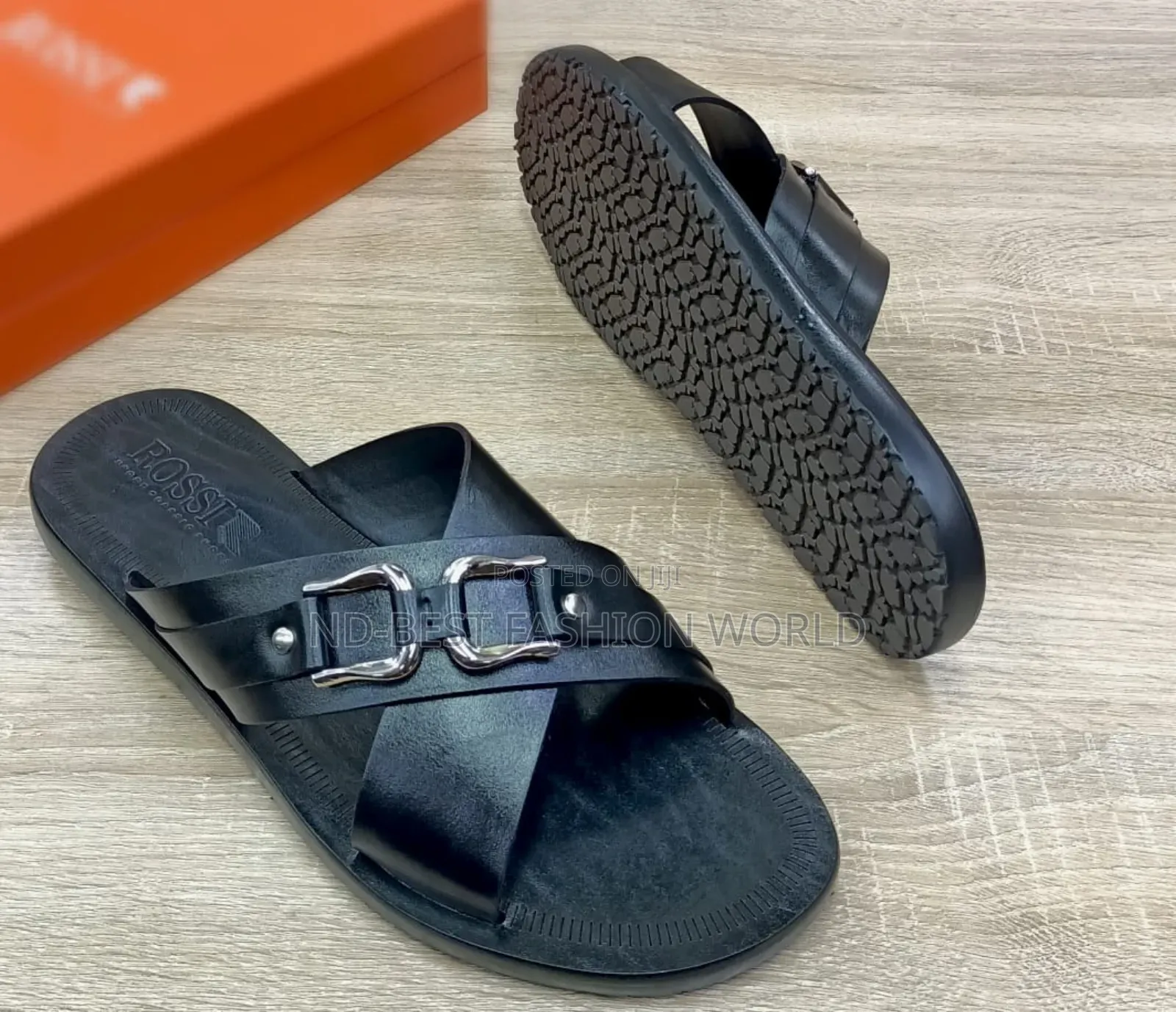Rossi Leather Slippers