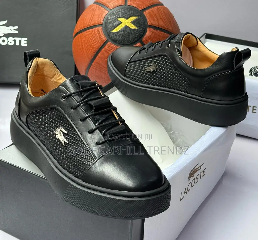 Lacoste Tennis Leather Lace Shoes