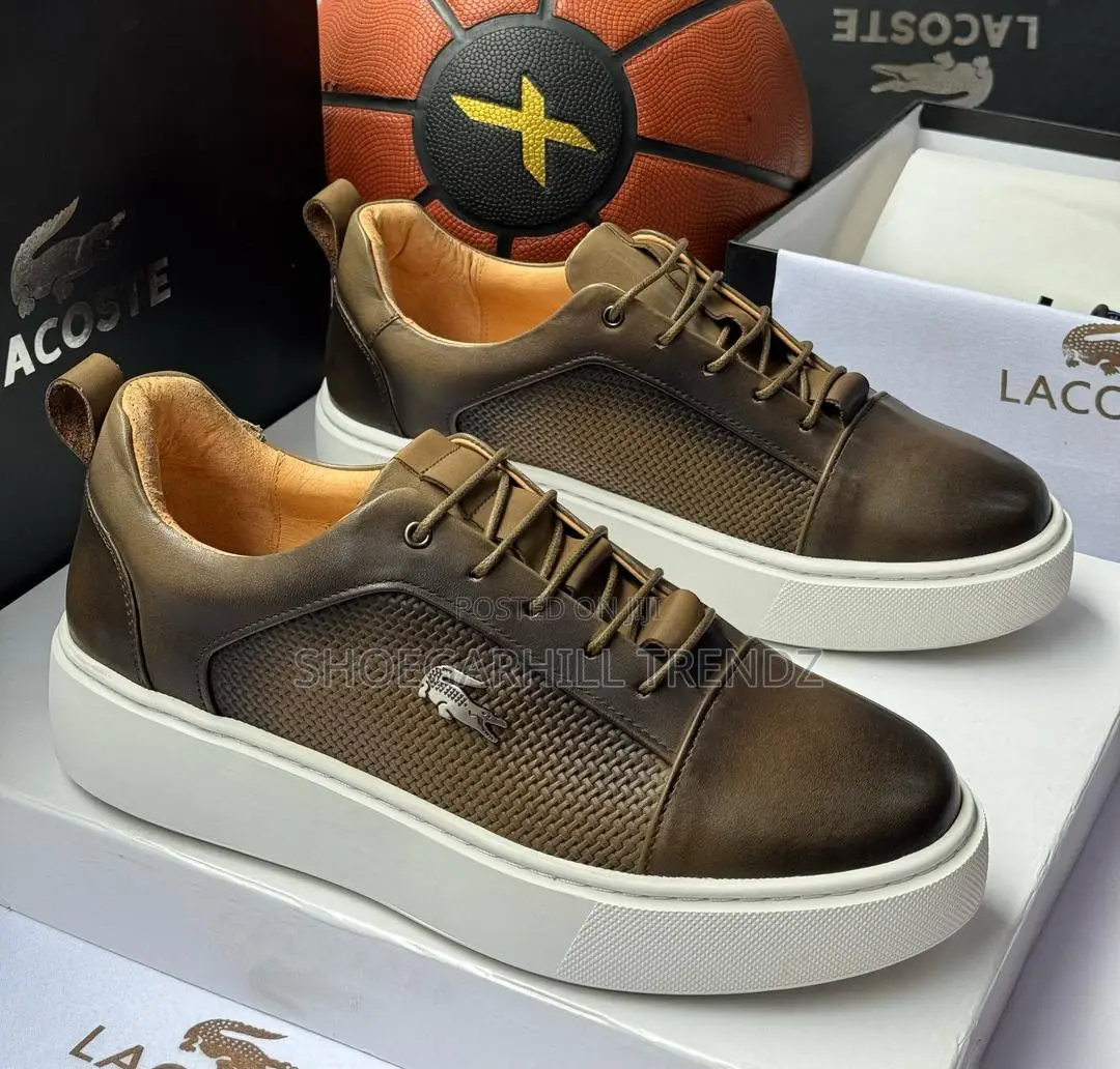 Lacoste Tennis Leather Lace Shoes
