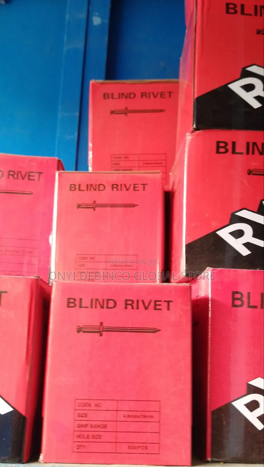 Blind Rivet Pin - 5mm -500 Pieces