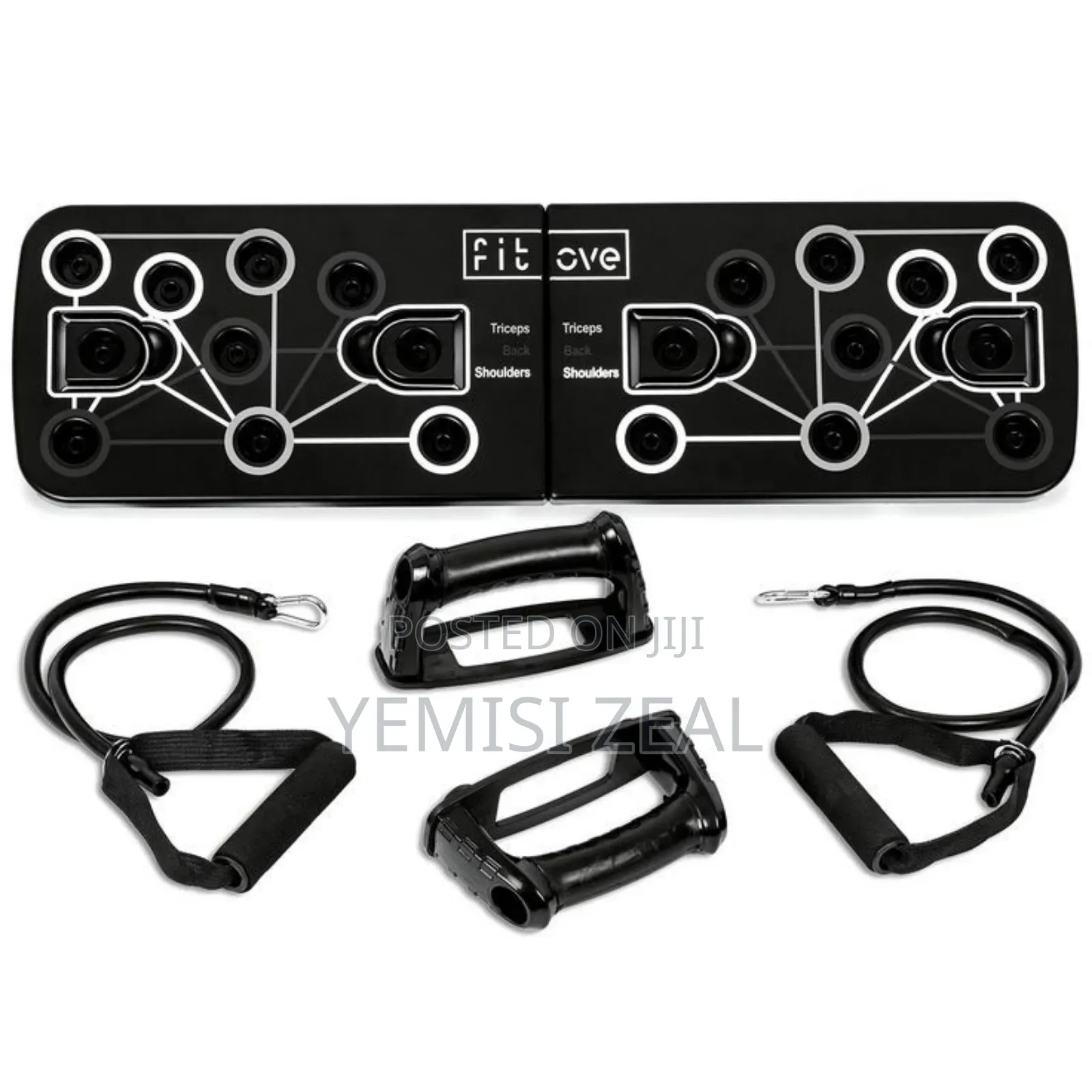 Push Up Board With Resistance Rope