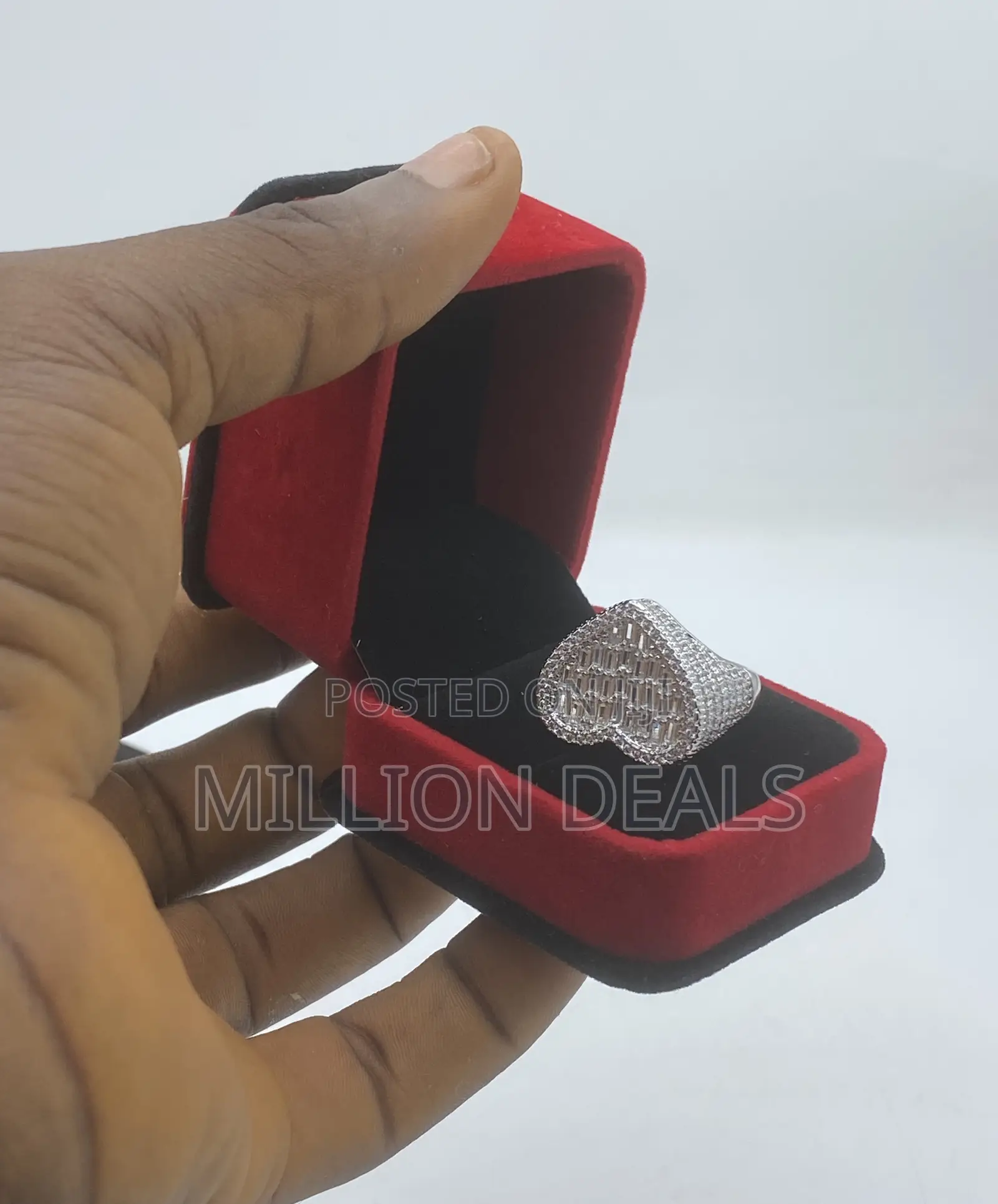 Iced Unique Love Inspires Men’S Lux Ring