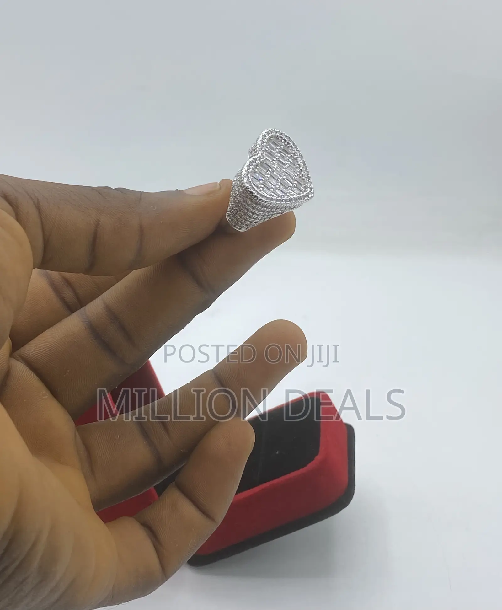 Iced Unique Love Inspires Men’S Lux Ring