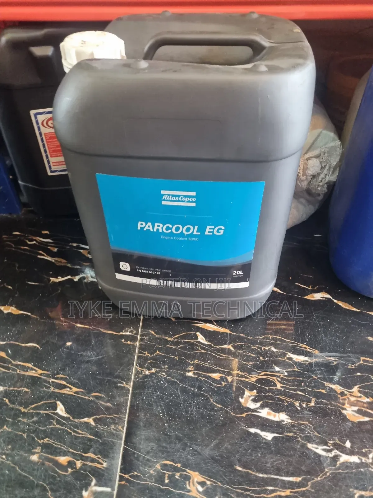 Atlas Copco Parcool Eg Engine Coolant 50/50 20ltrs