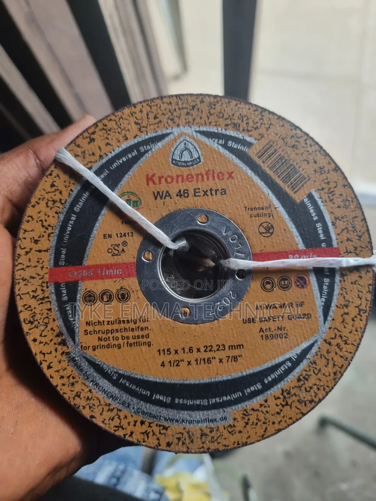 Grinding / Cutting Disc 4.5" Stainless Steel Kronenflex