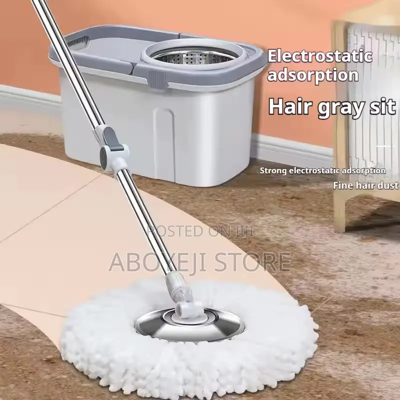 Automatic Bucket Mop With Rotating Home Cleaning Brush,Mop