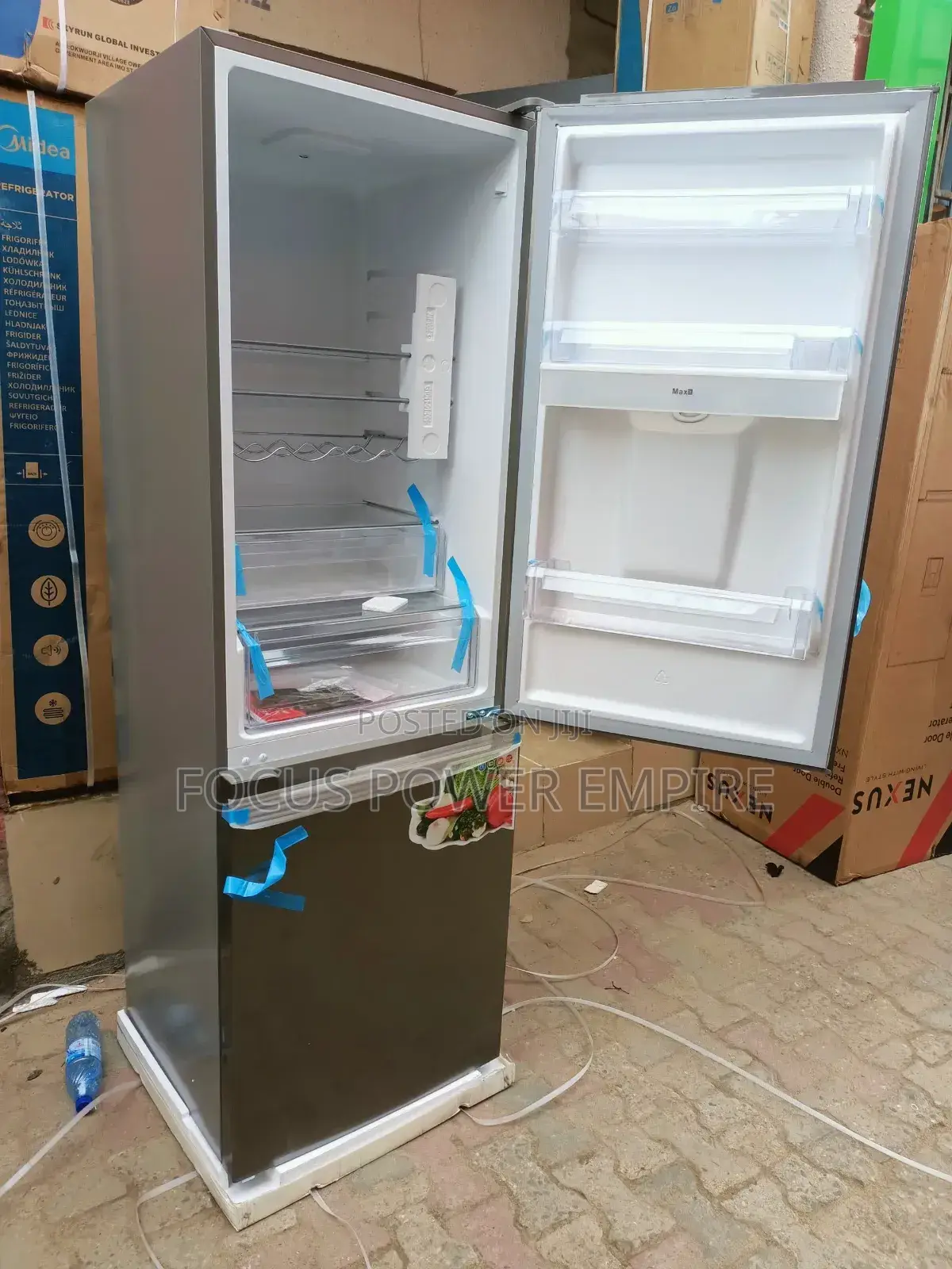 Standing Fridge and Freezer Original Snowsea Wit Double Door