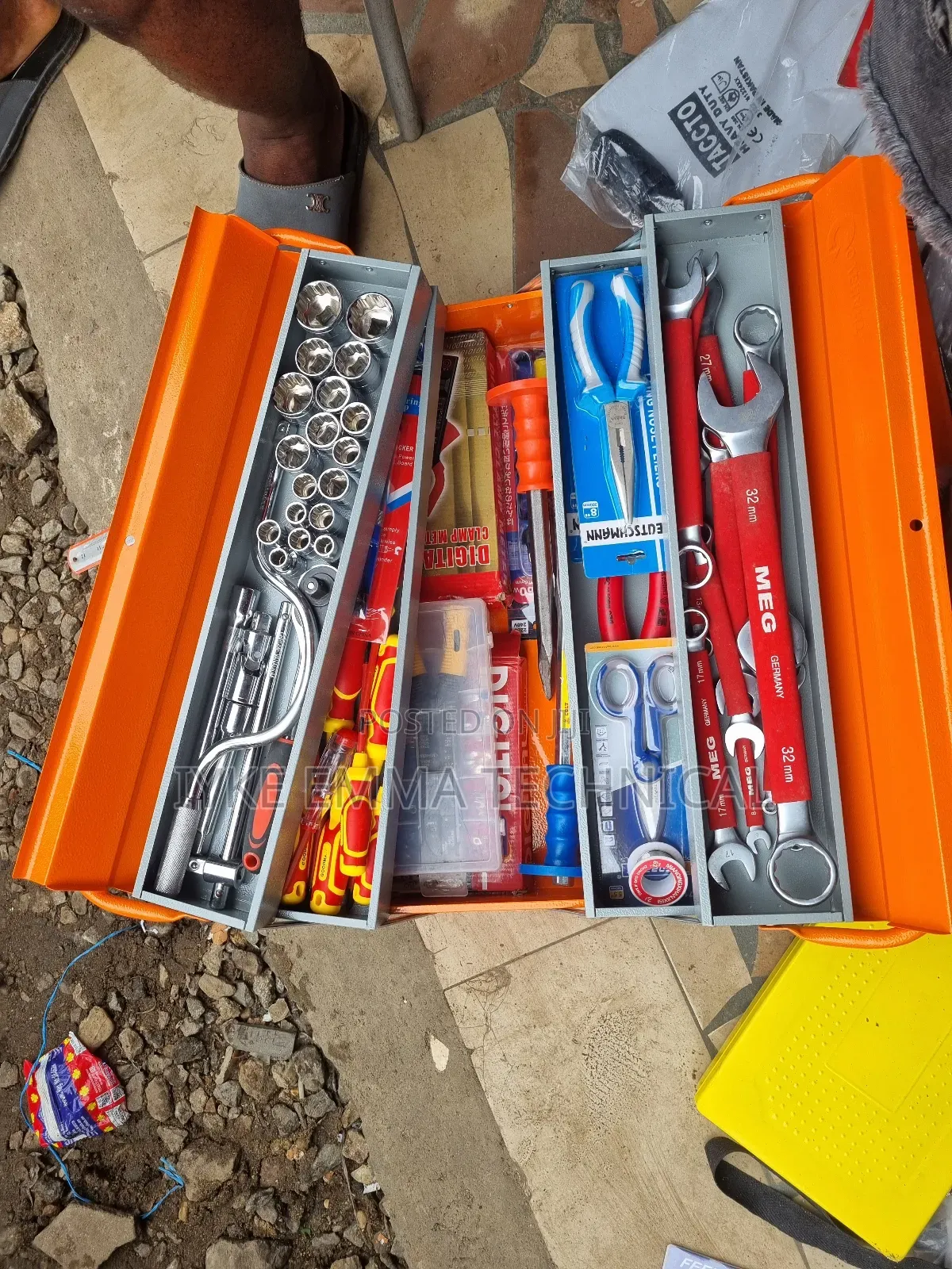 Complete Set of Electrical Tools Box