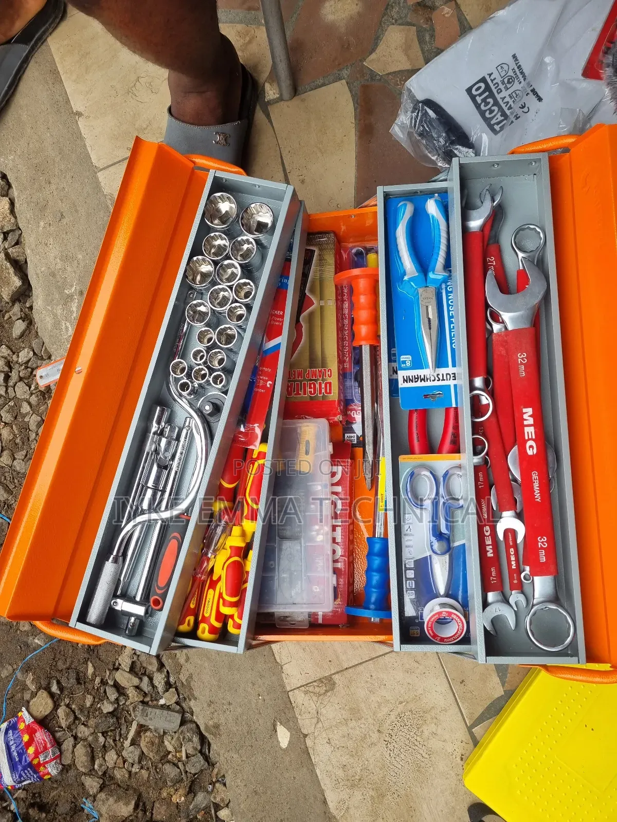 Complete Set of Electrical Tools Box