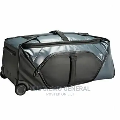 2-Piece Water-Resistant Wheeled Duffel Bag Set - Grey