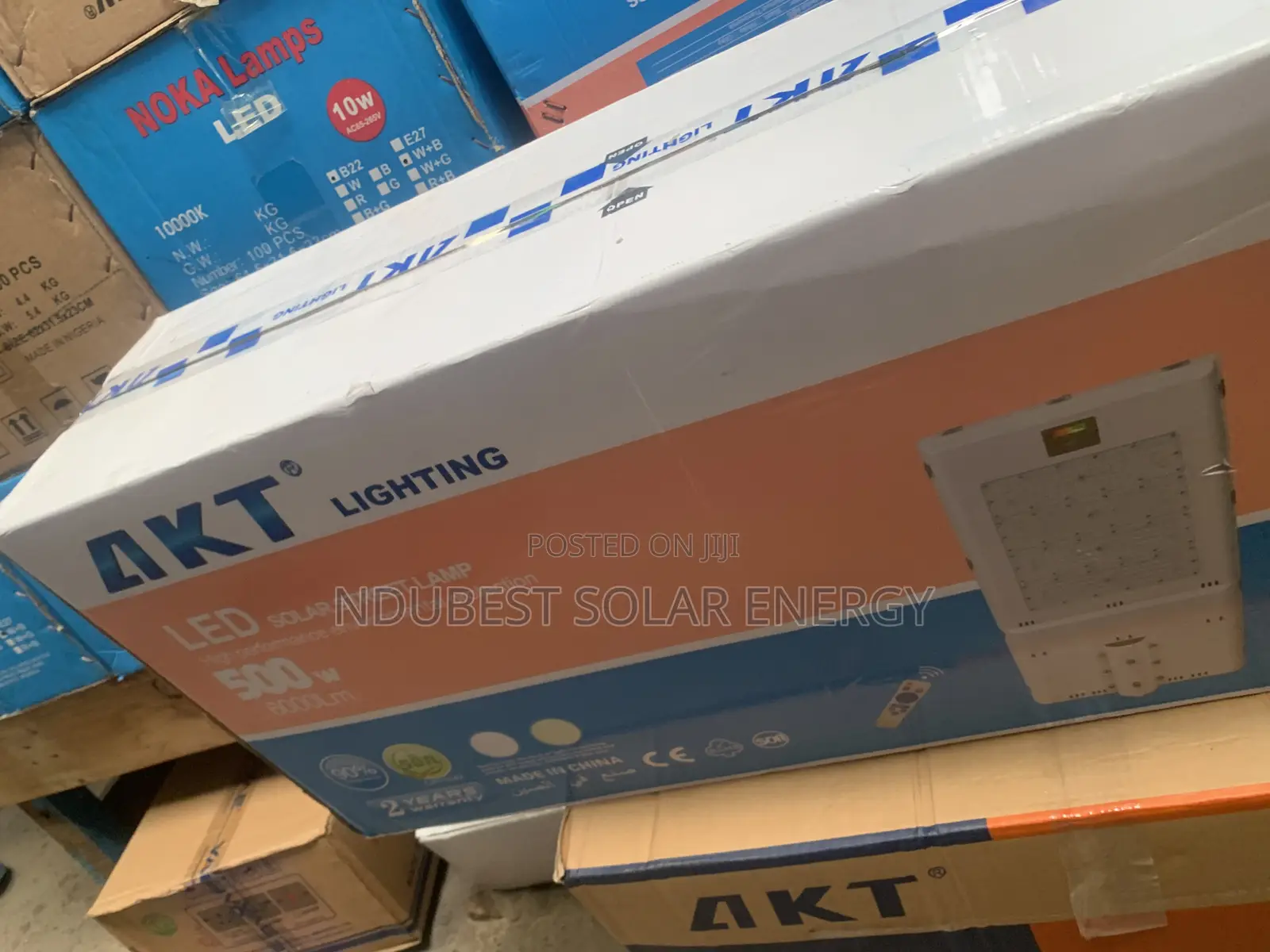 500w Akt All in One Solar Street Light