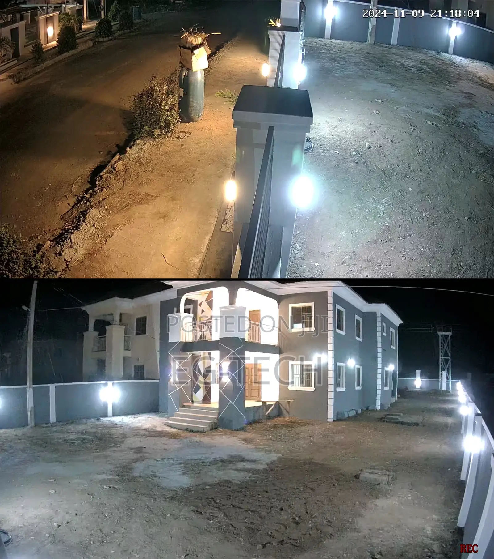 Double Lens Solar CCTV Camera, (Pay on Delivery)