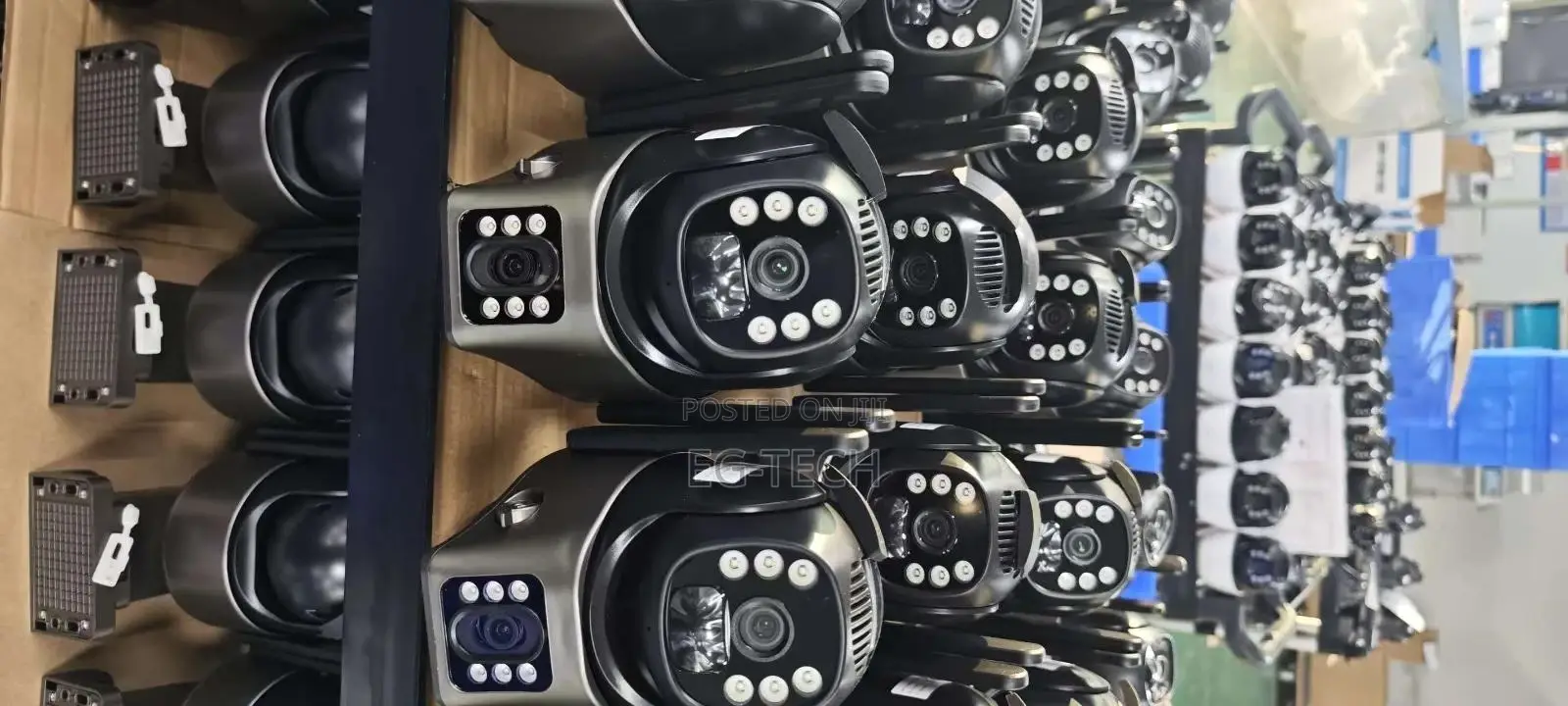 Double Lens Solar CCTV Camera, (Pay on Delivery)