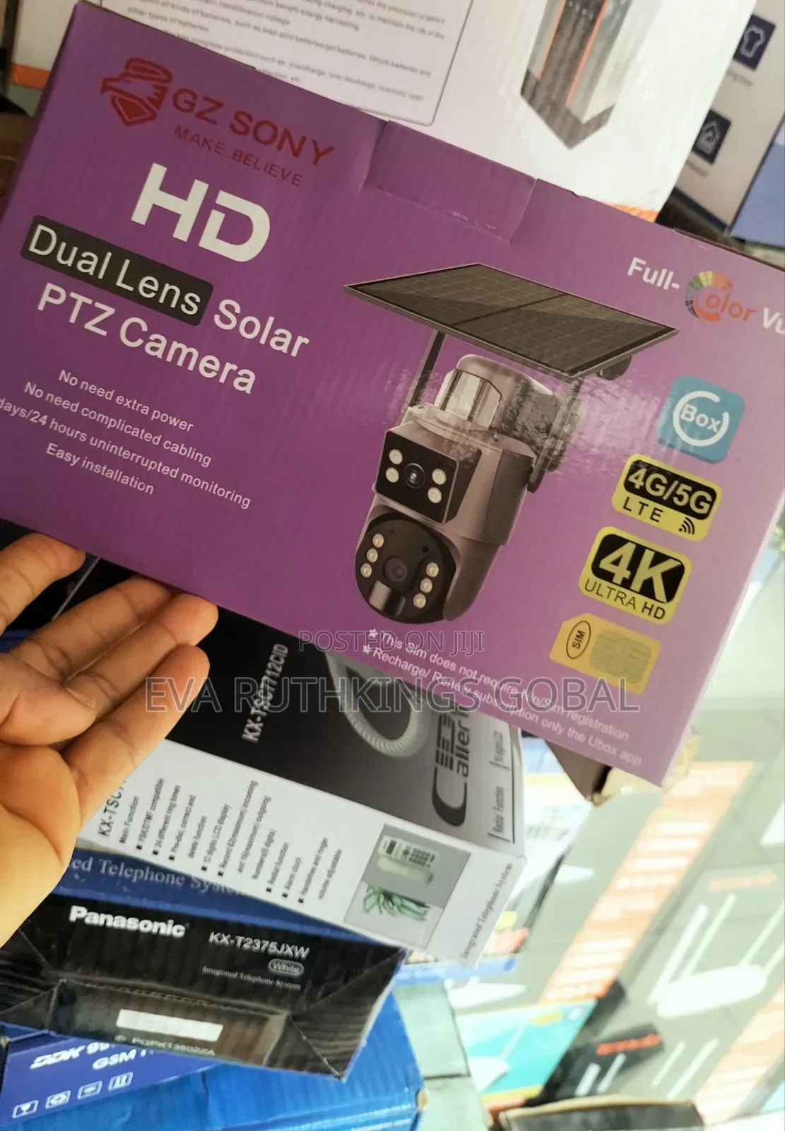 Dual Lens Solar PTZ Camera