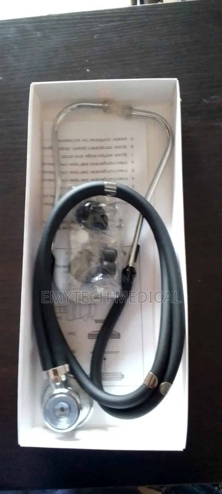 Medical Stethoscope With Double Tube and Extra Accessories