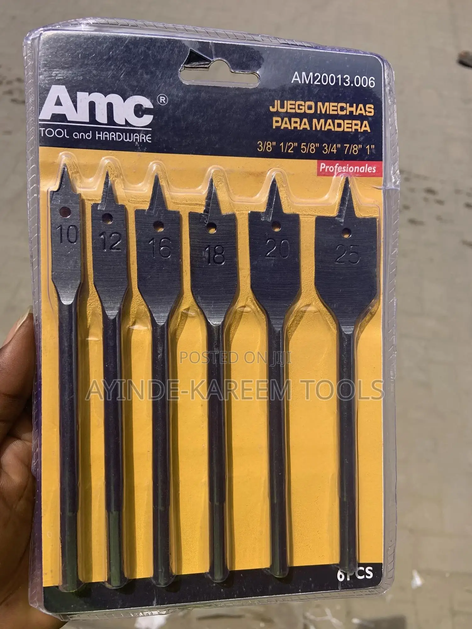 Wood Bit Set (3/”)