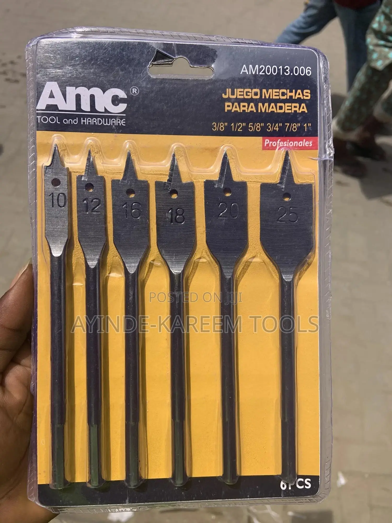 Wood Bit Set (3/”)