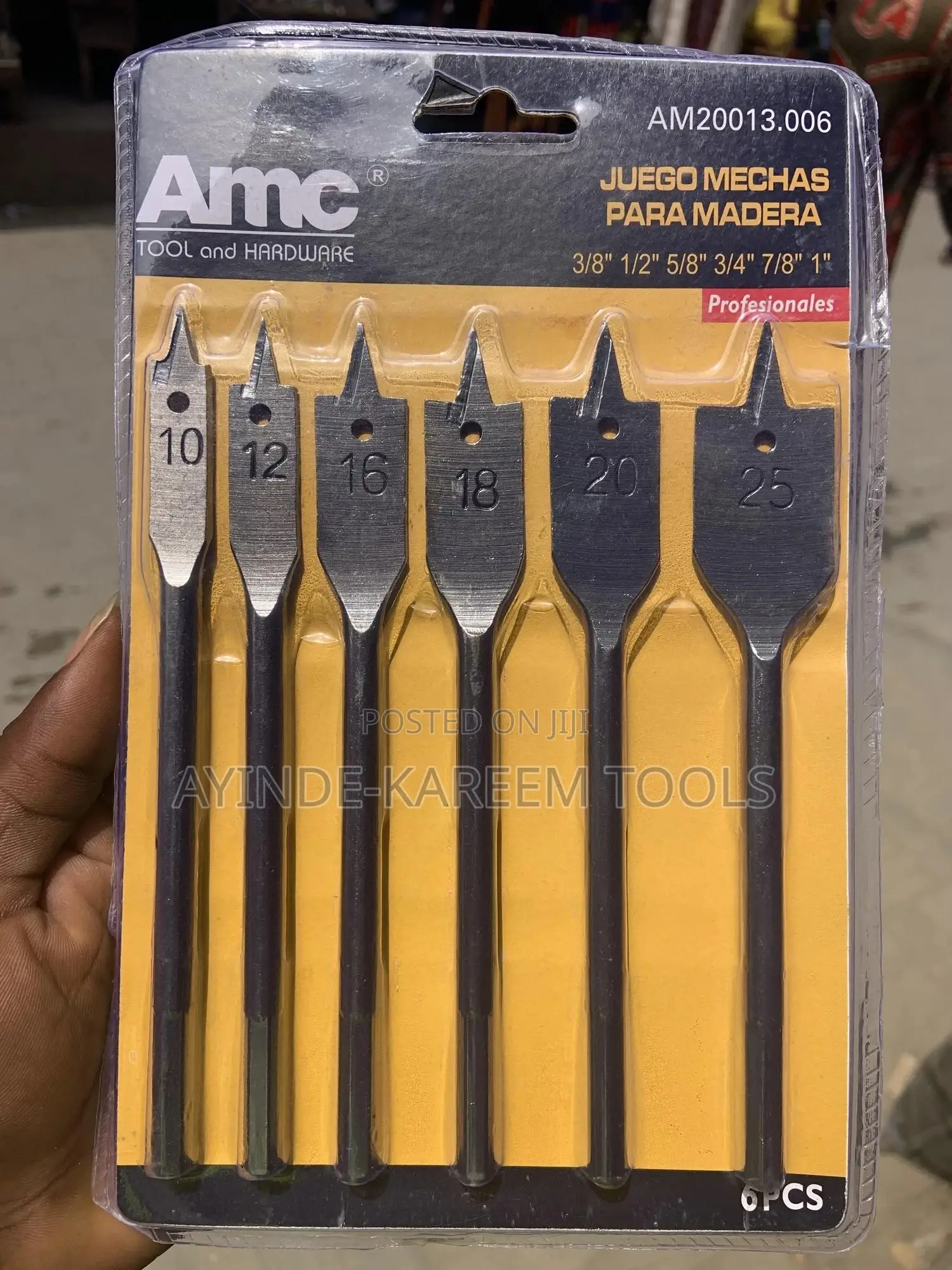 Wood Bit Set (3/”)