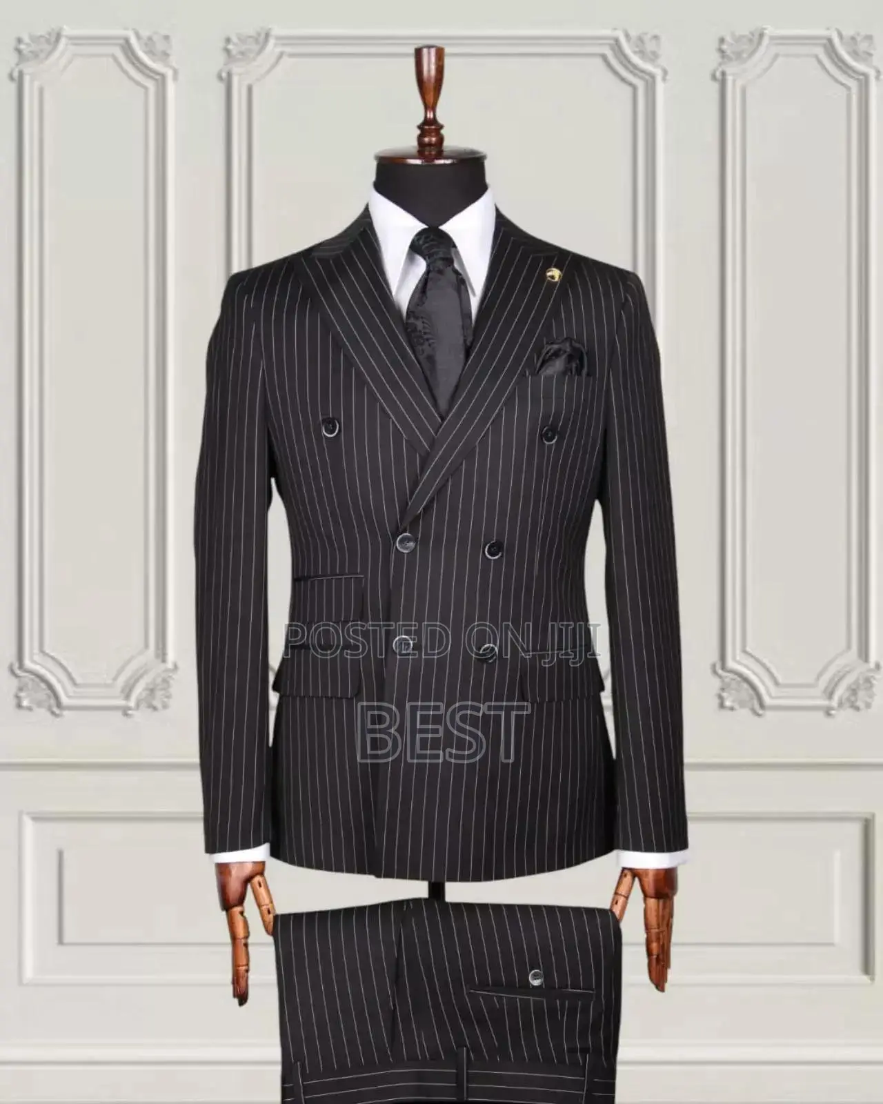 Stripes Double Bottom Luxury Turkish Suit