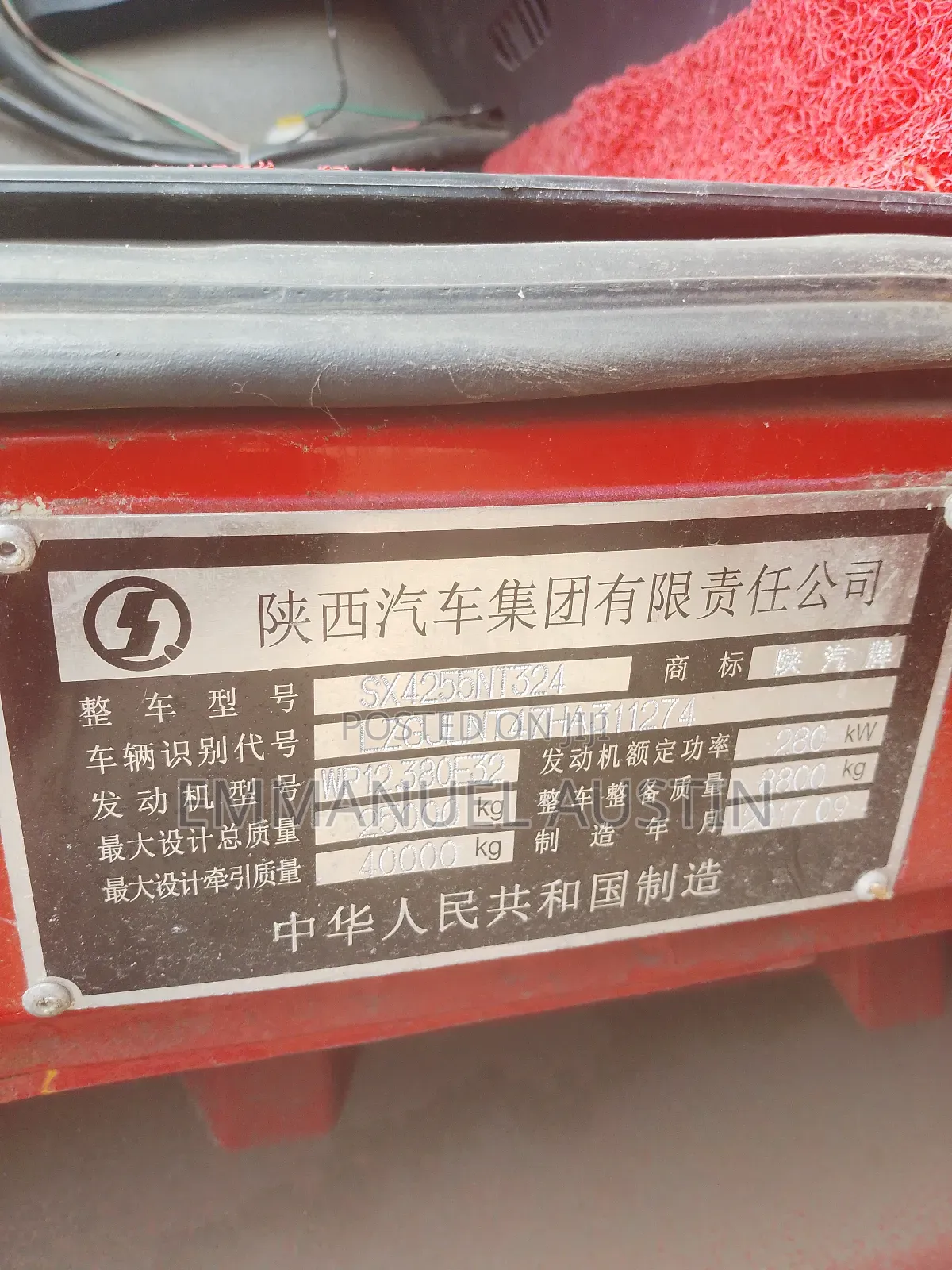 Foreign Used Shacman F3000 Tractor Head for Sale