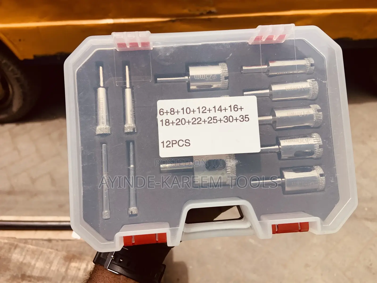 12pcs Hole Saw for Glass and Tiles(6-35mm)