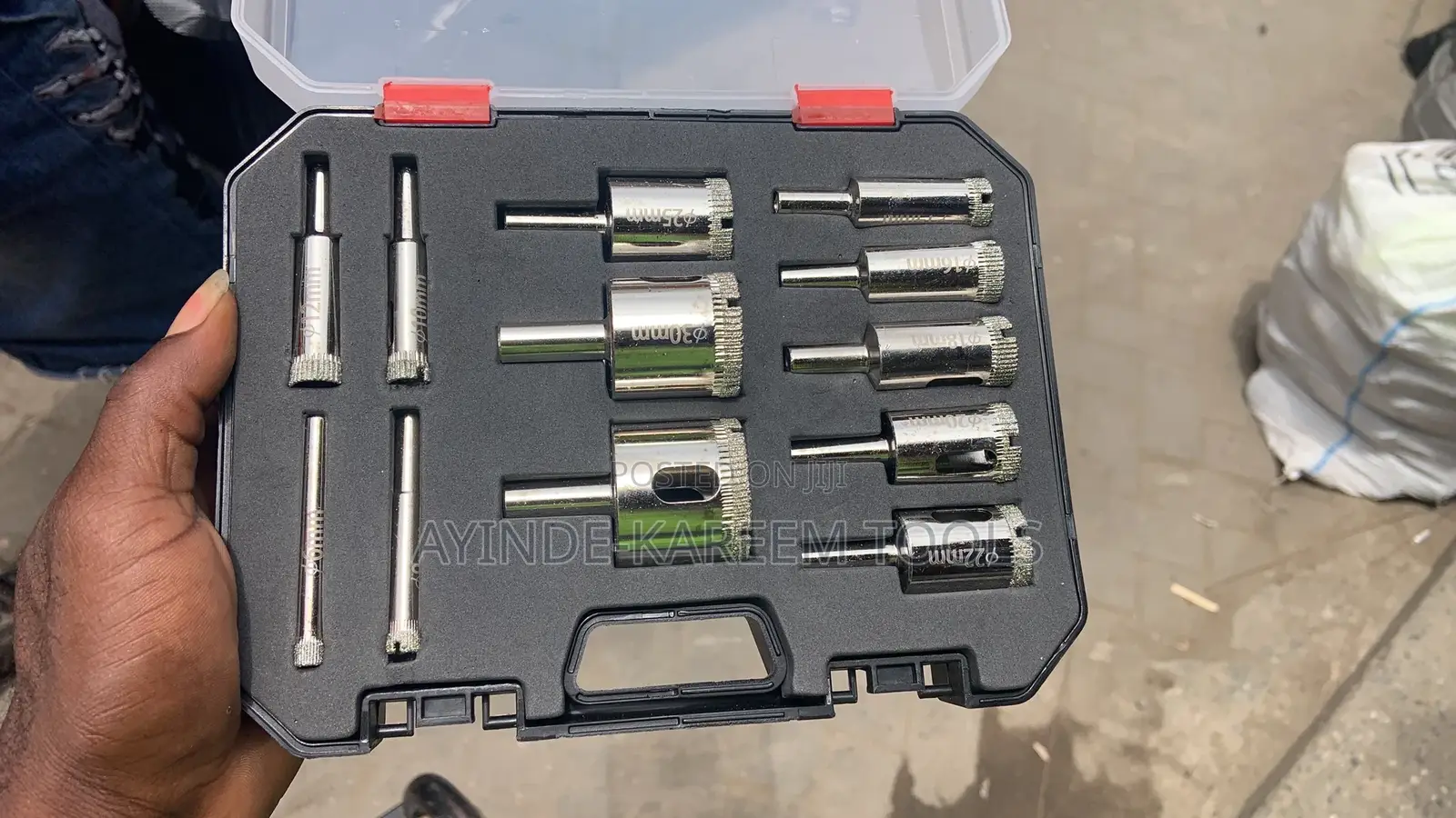 12pcs Hole Saw for Glass and Tiles(6-35mm)