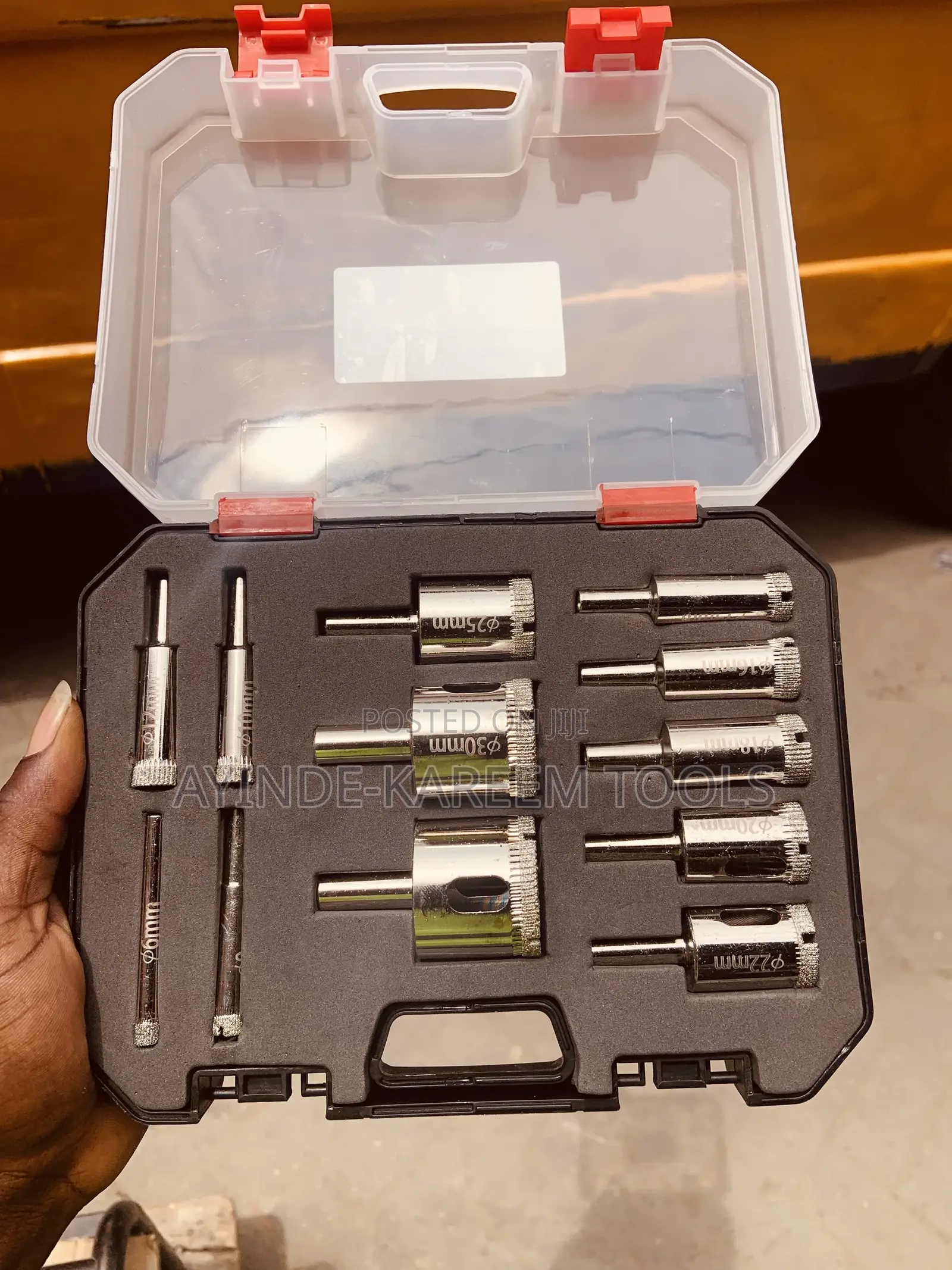 12pcs Hole Saw for Glass and Tiles(6-35mm)
