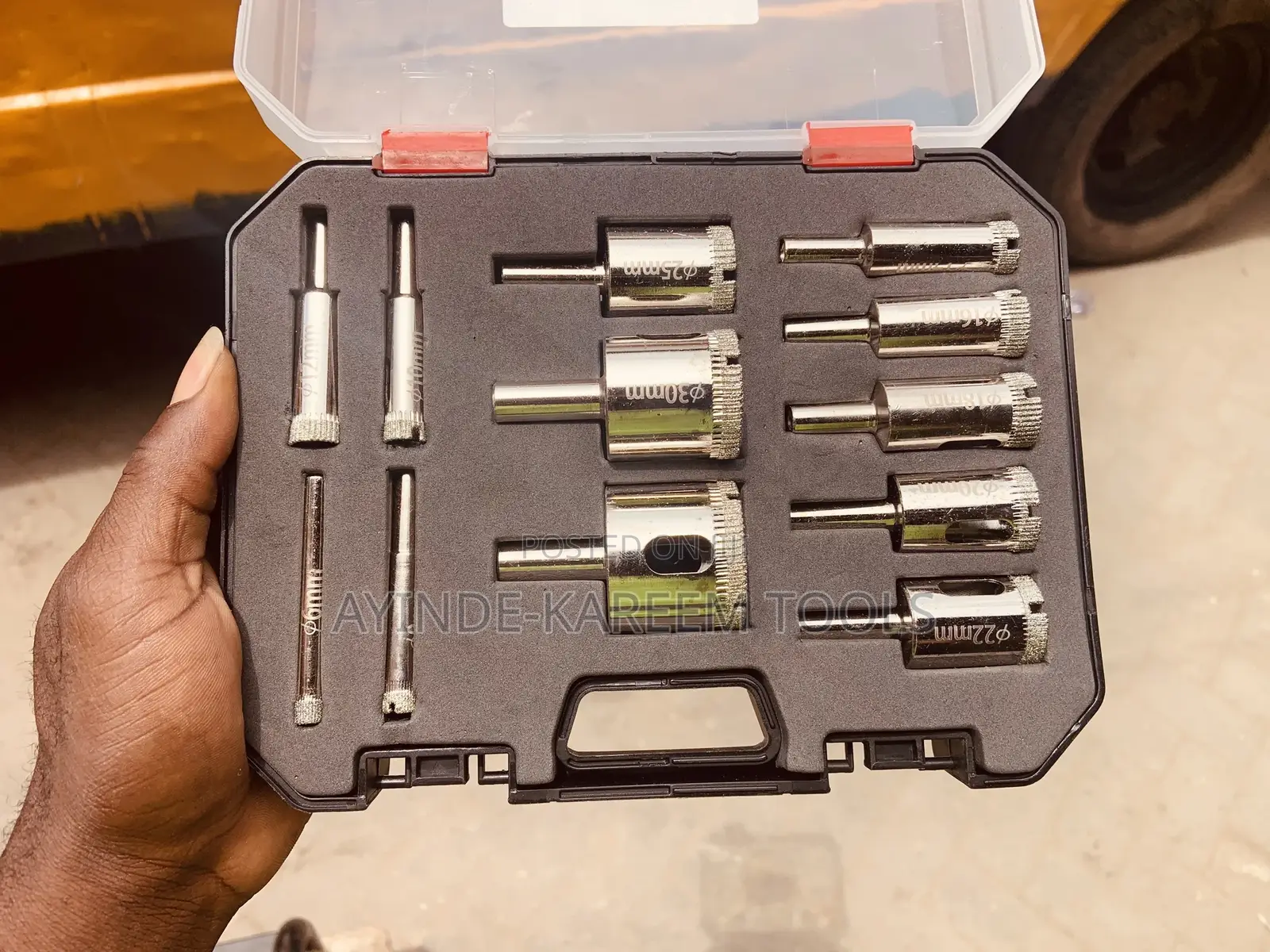 12pcs Hole Saw for Glass and Tiles(6-35mm)