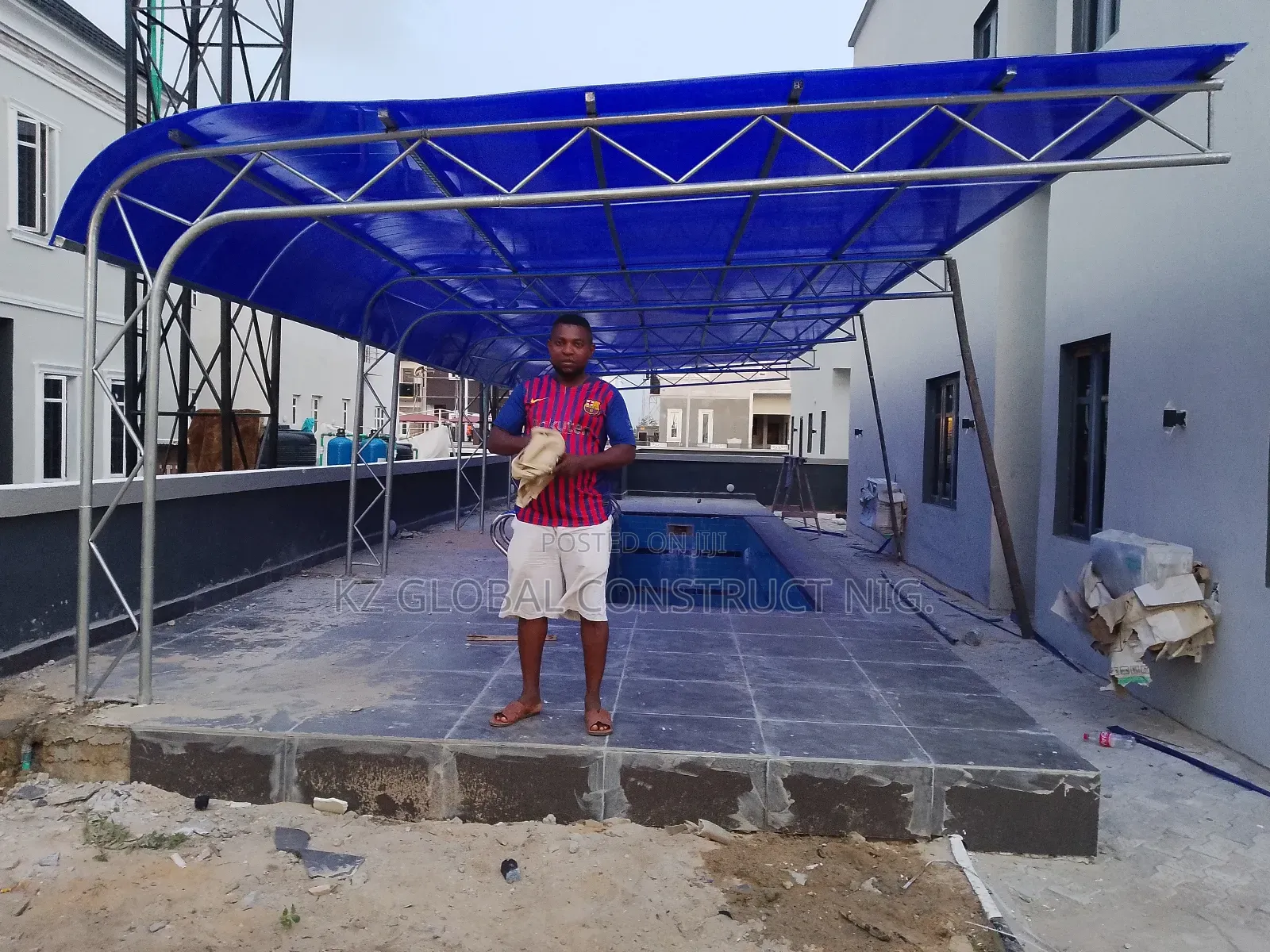 Swimming Pool Covering Shade