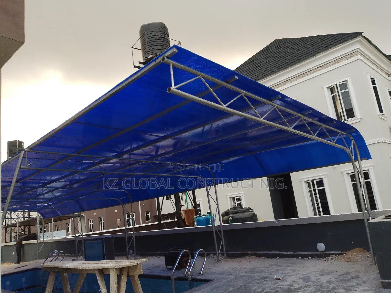 Swimming Pool Covering Shade