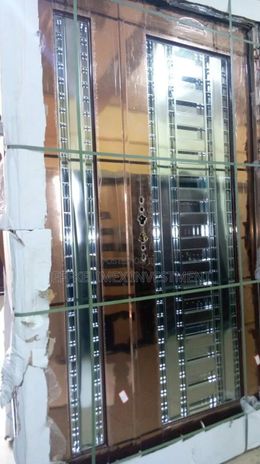 Golden Glass Door