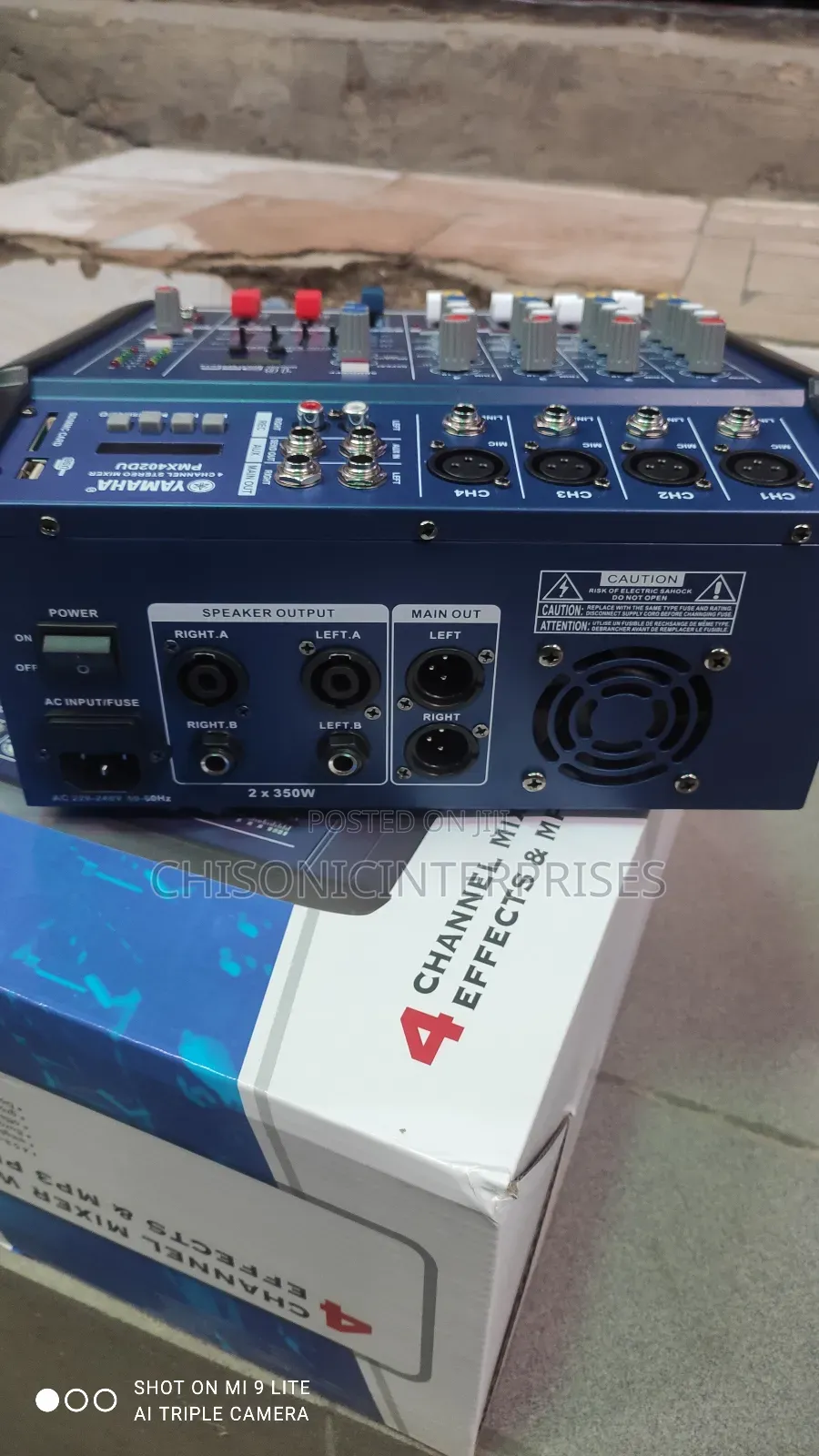 Yamaha Powered Mixer 4 Channels