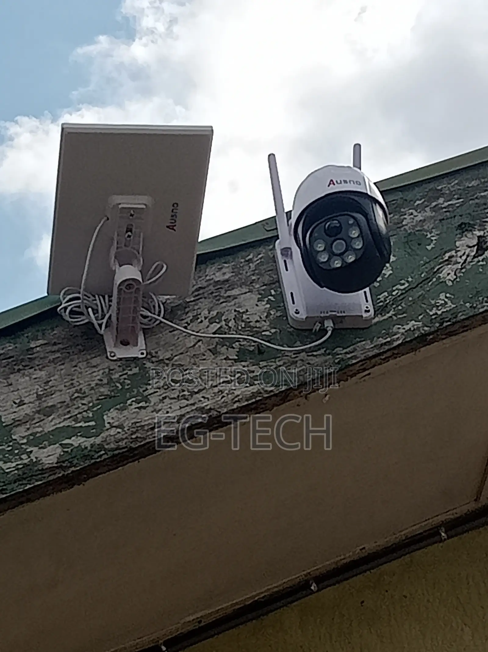 Single Lens Solar CCTV Camera, (Payment on Delivery)