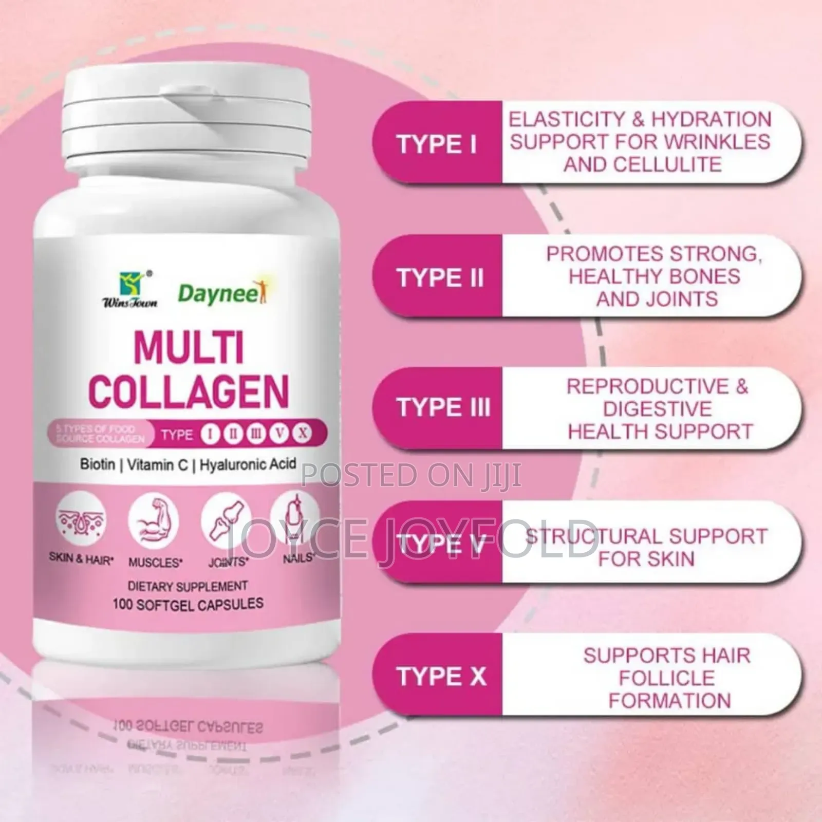 Multi Collagen Soft Gels - Hydration Support for Wrinkles