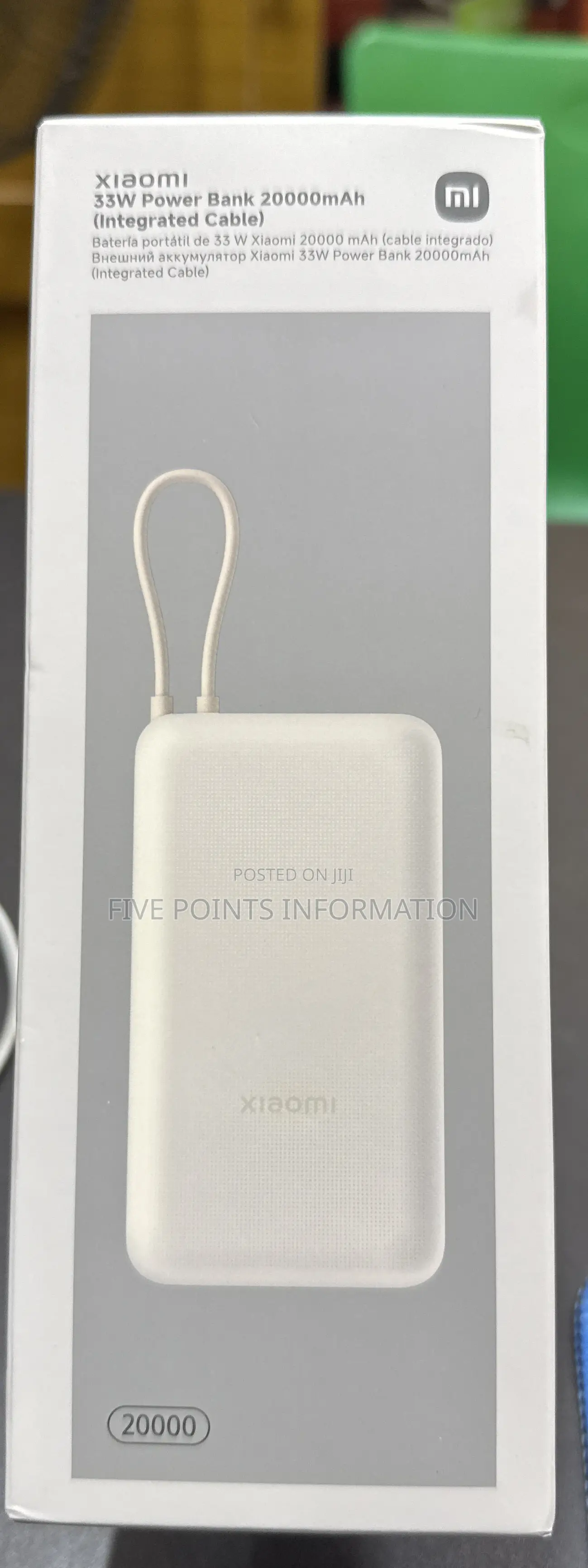 20000mah Redmi Powerbank 33w