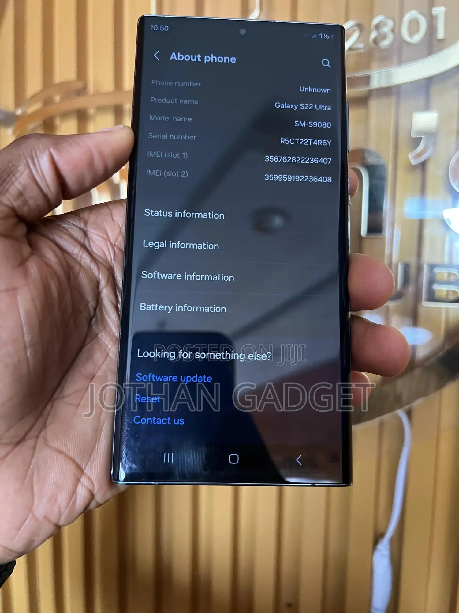 Samsung Galaxy S22 Ultra 256 GB Black