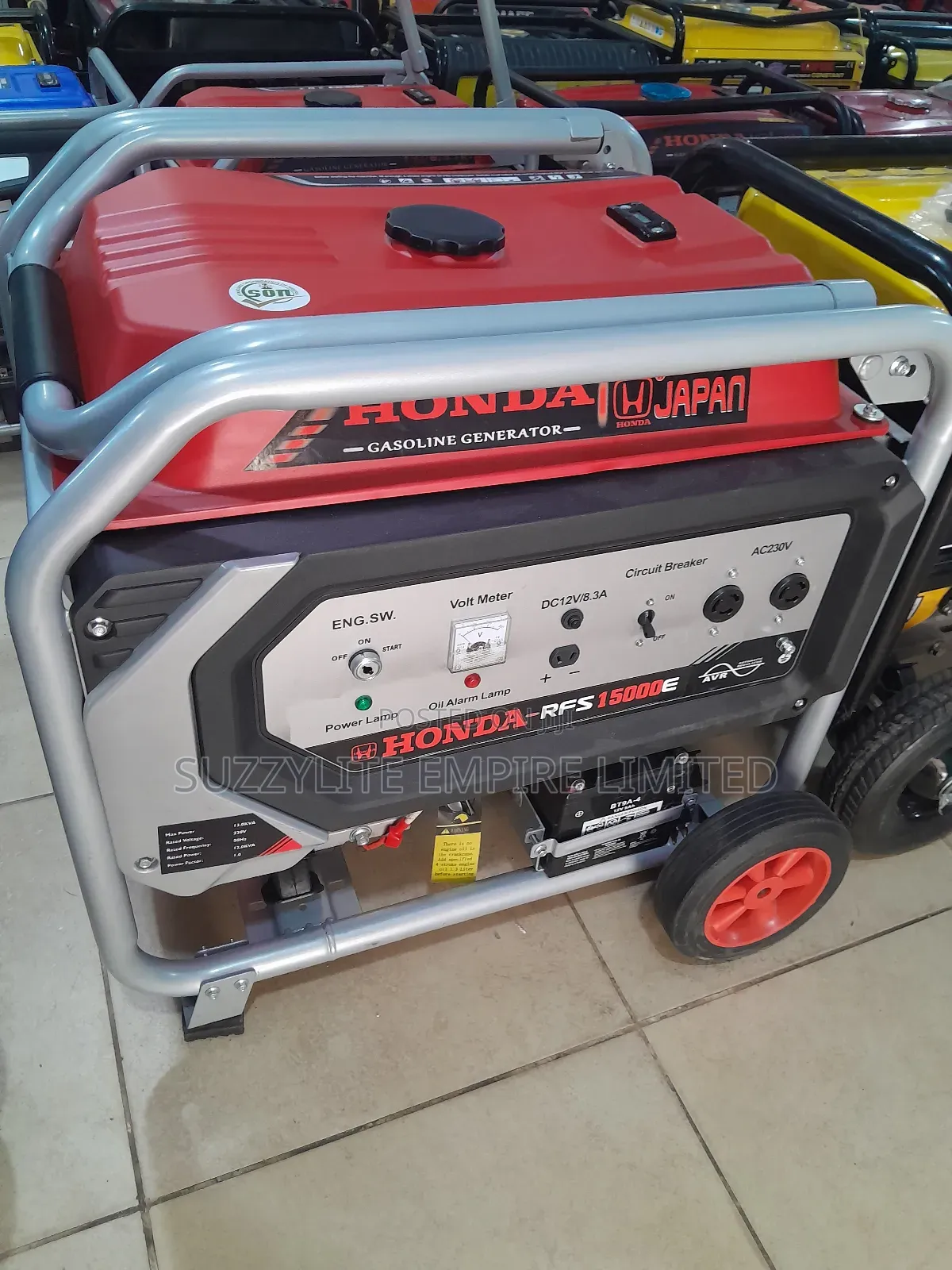 Honda 13kva Petrol Generator 100% Copper Coil Rfs15000e