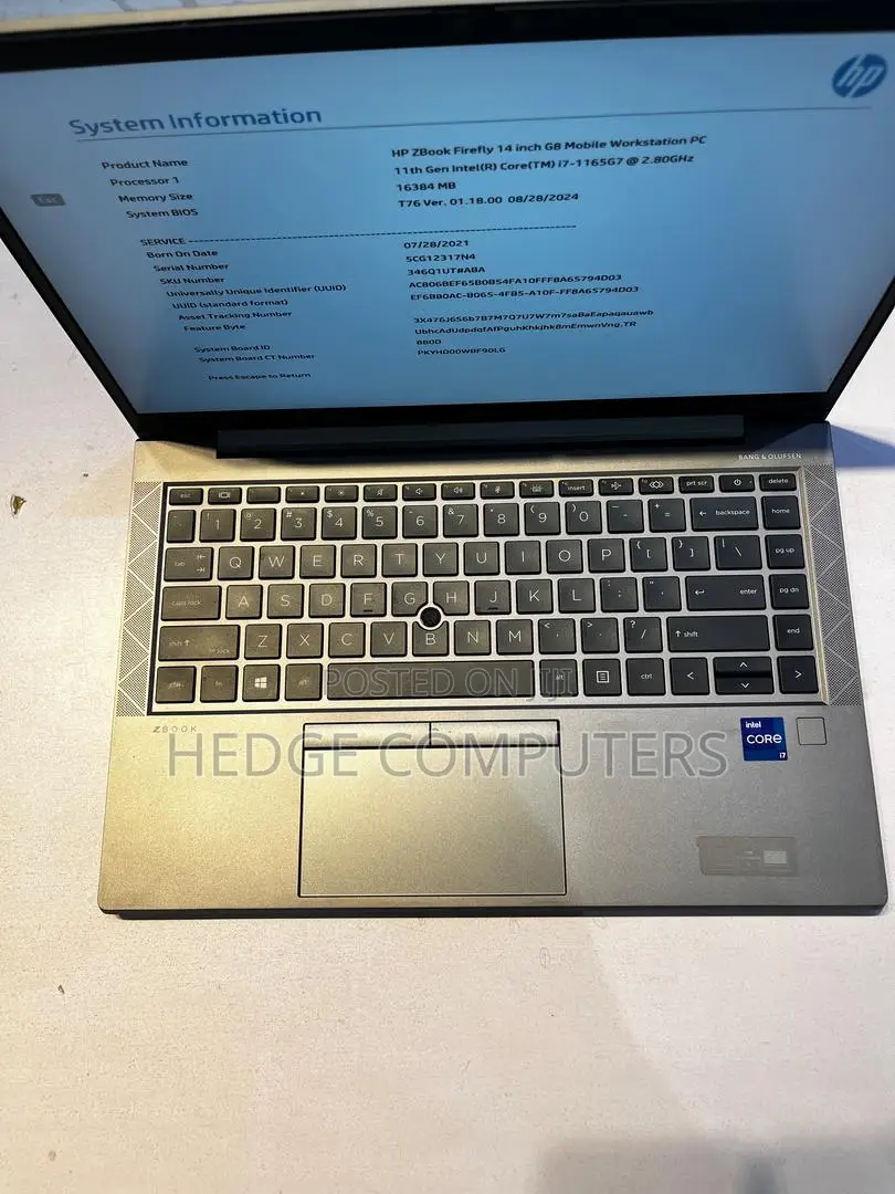 Laptop HP ZBook Firefly G8 16GB Intel Core i7 SSD 256GB