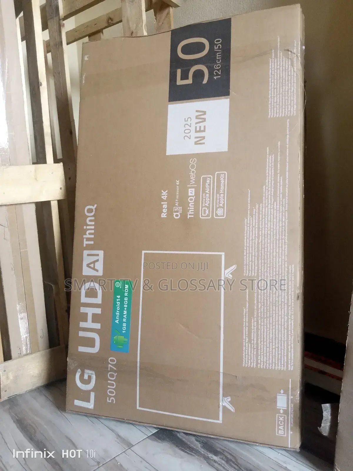 Lg 50 Inches With New Hifi Visual Logo