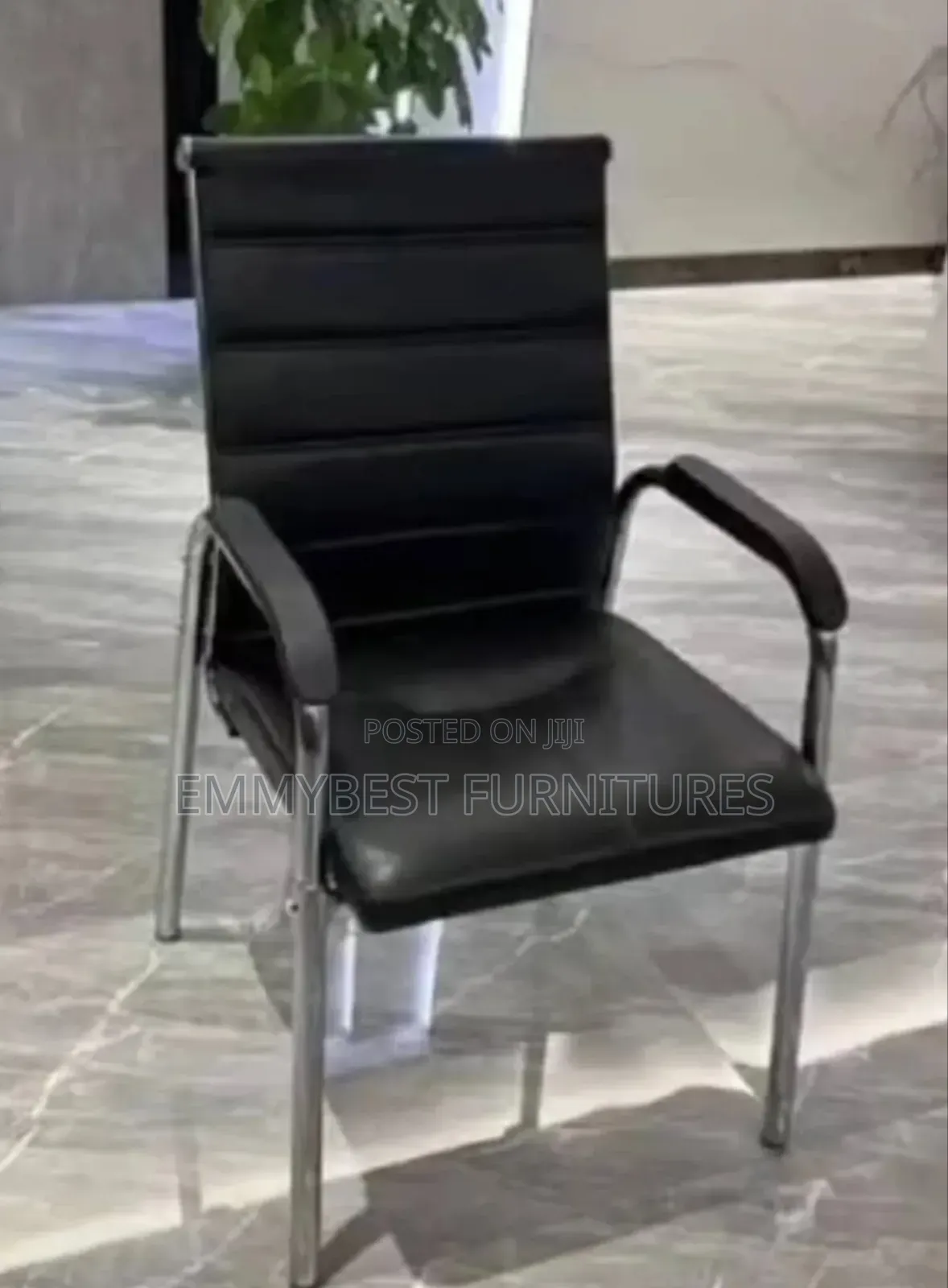 Quality Leather Visitor Chair.