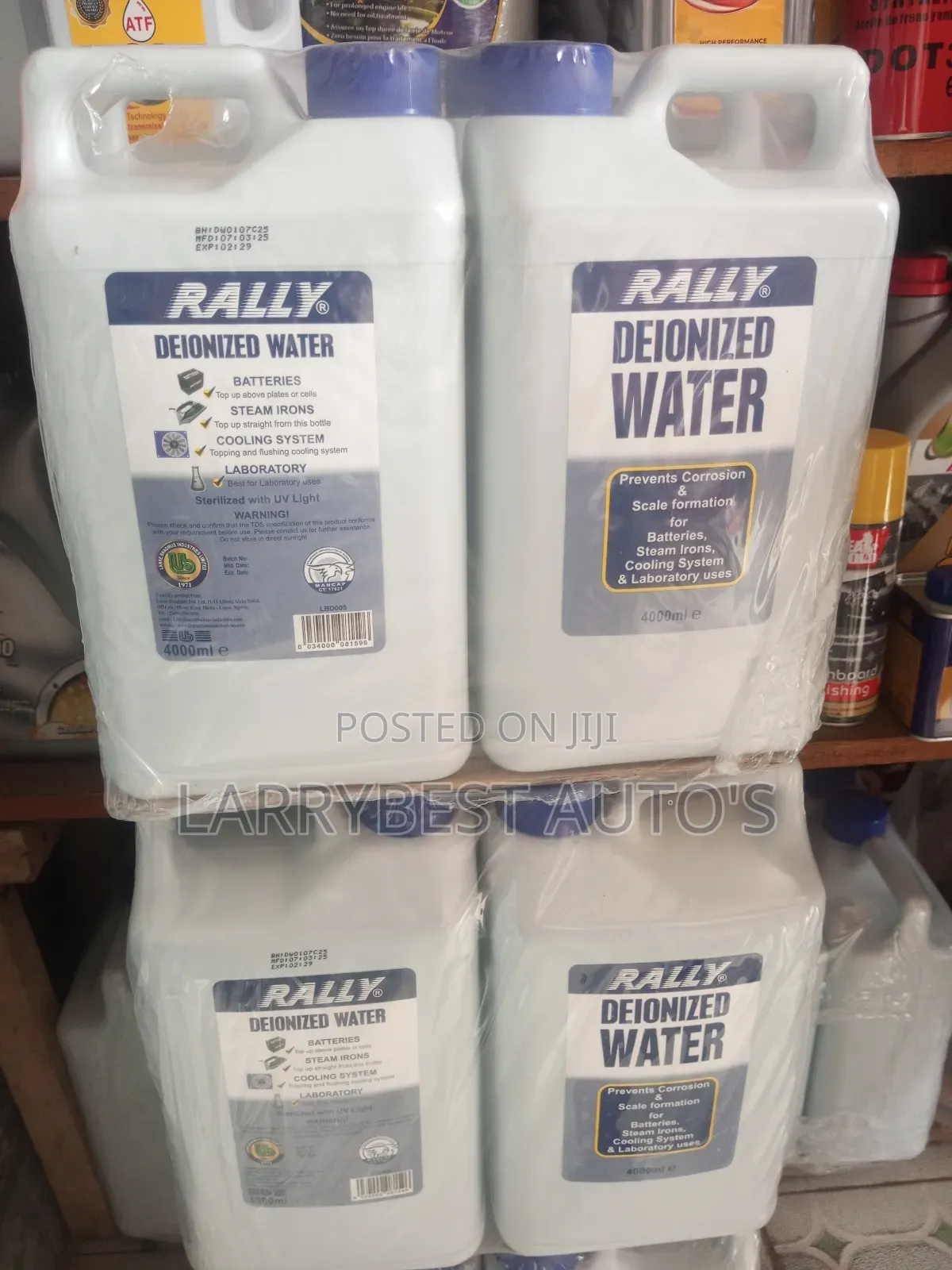 Rally Deionized Water