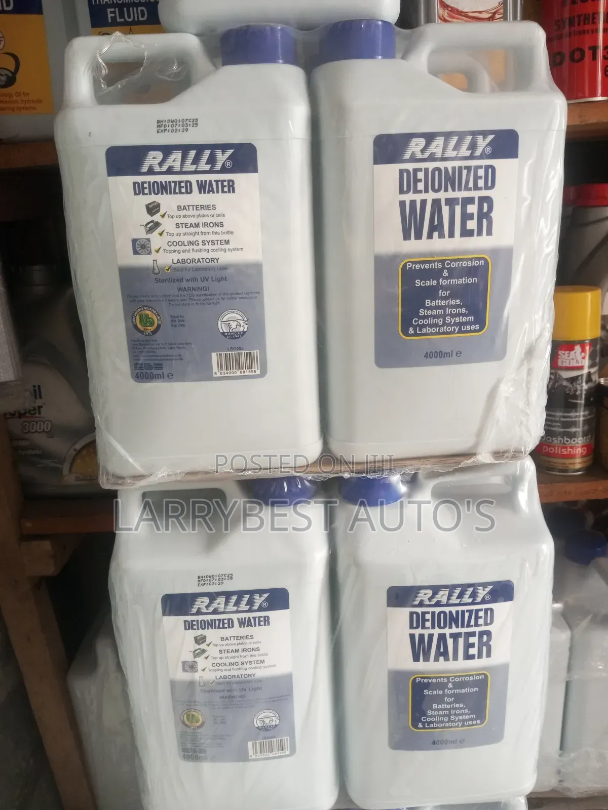 Rally Deionized Water