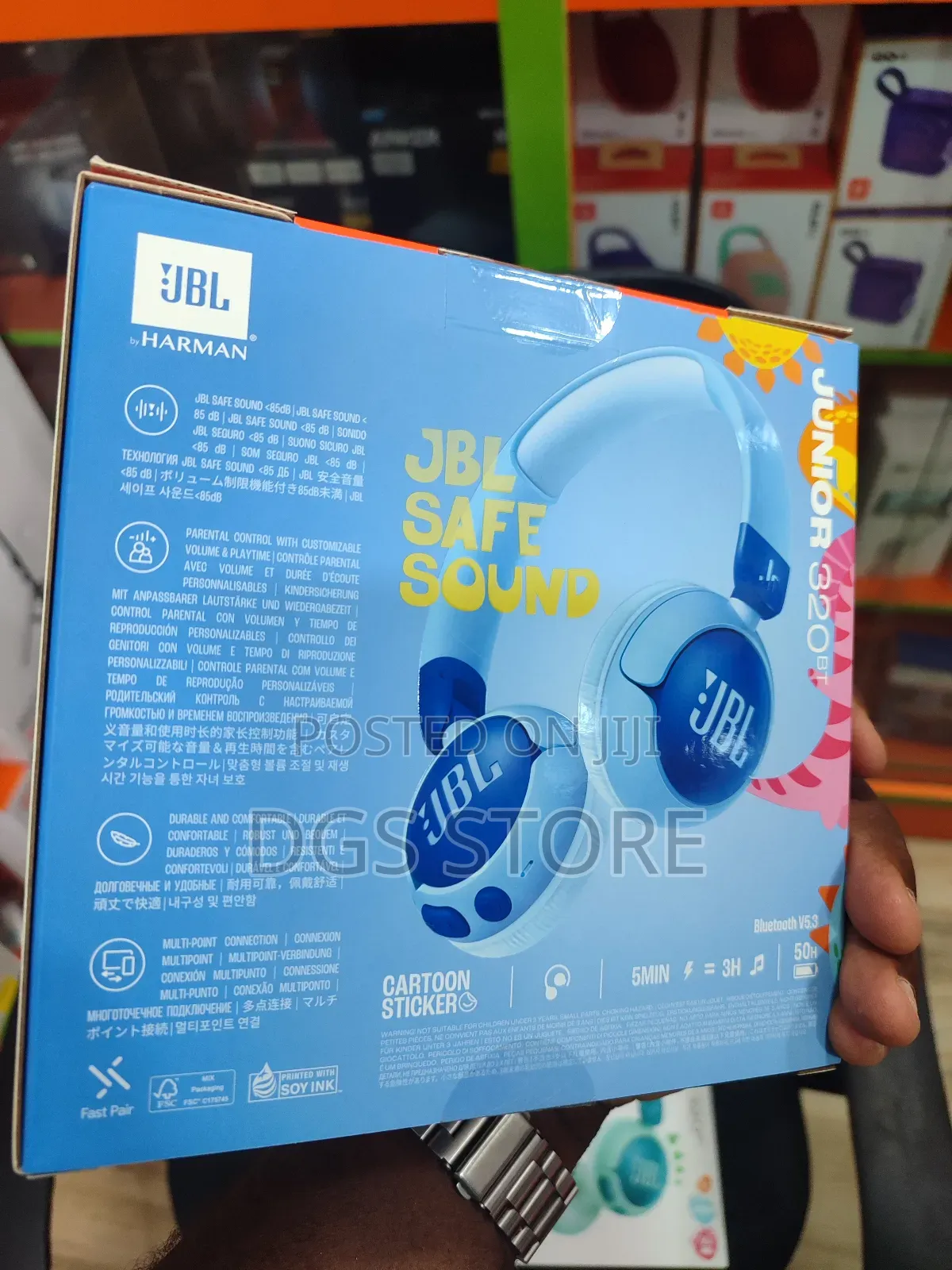 JBL Junior 320bt Bluetooth Headphone
