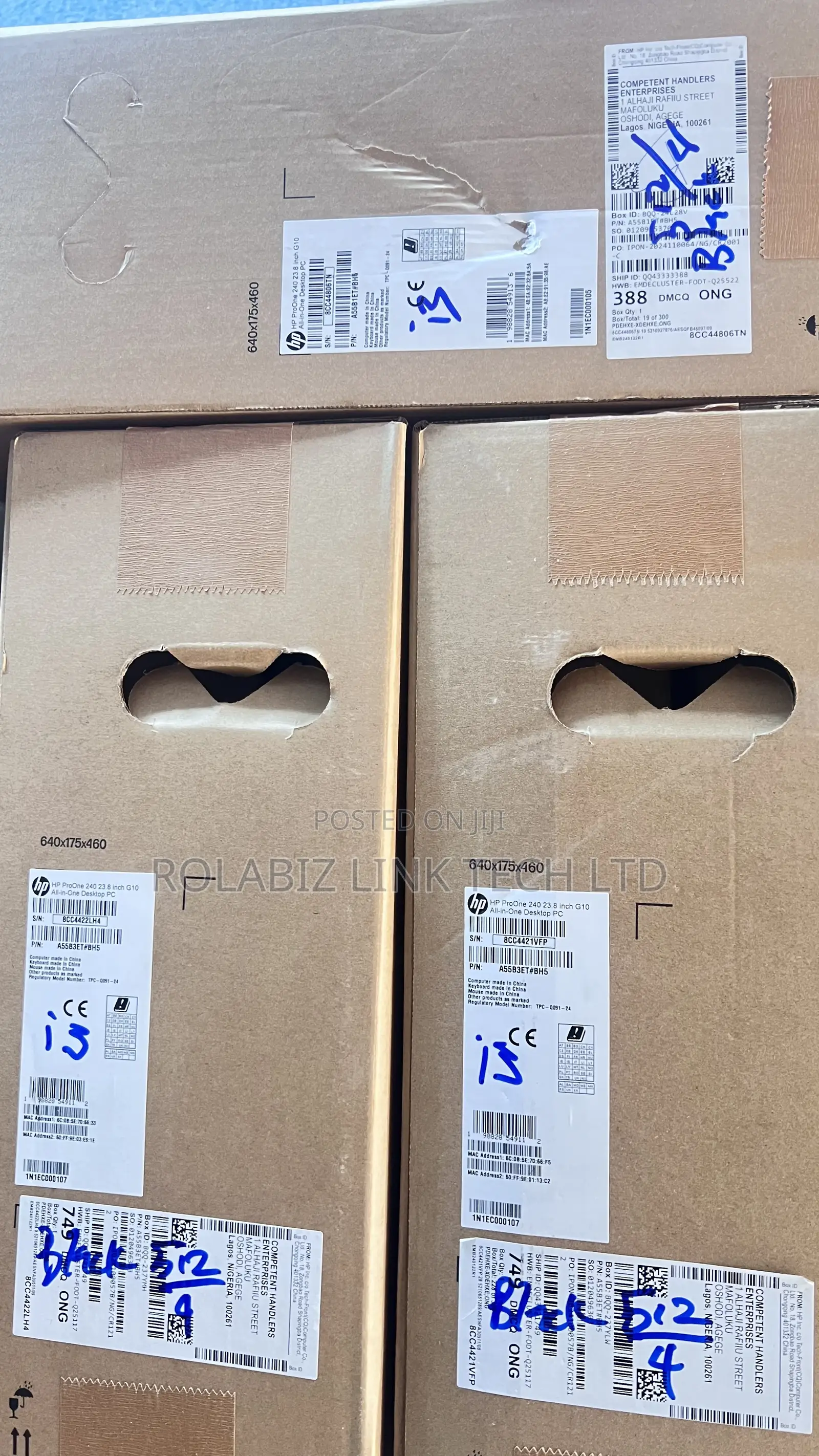 New HP ProOne 240 G10 All-in-One 8GB Intel Core I3 SSD 512GB