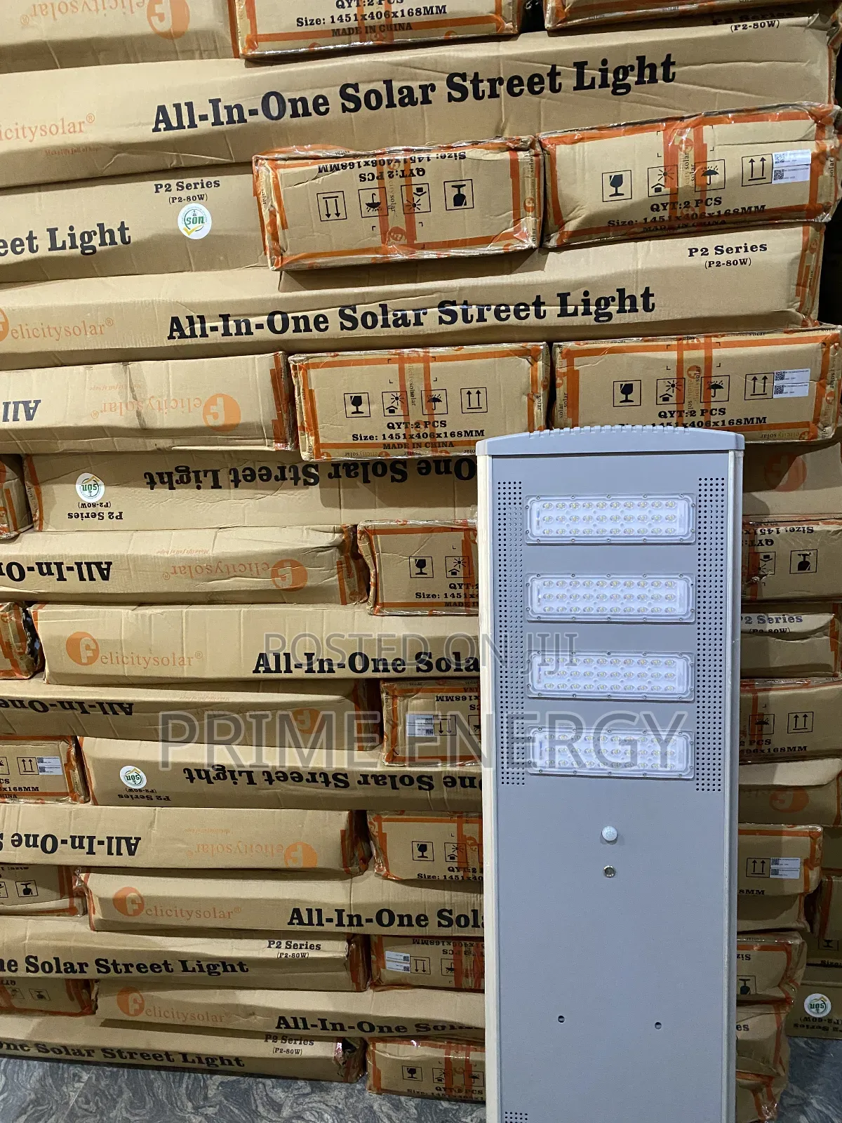 Felicity Solar All-in-one Street Light 80w