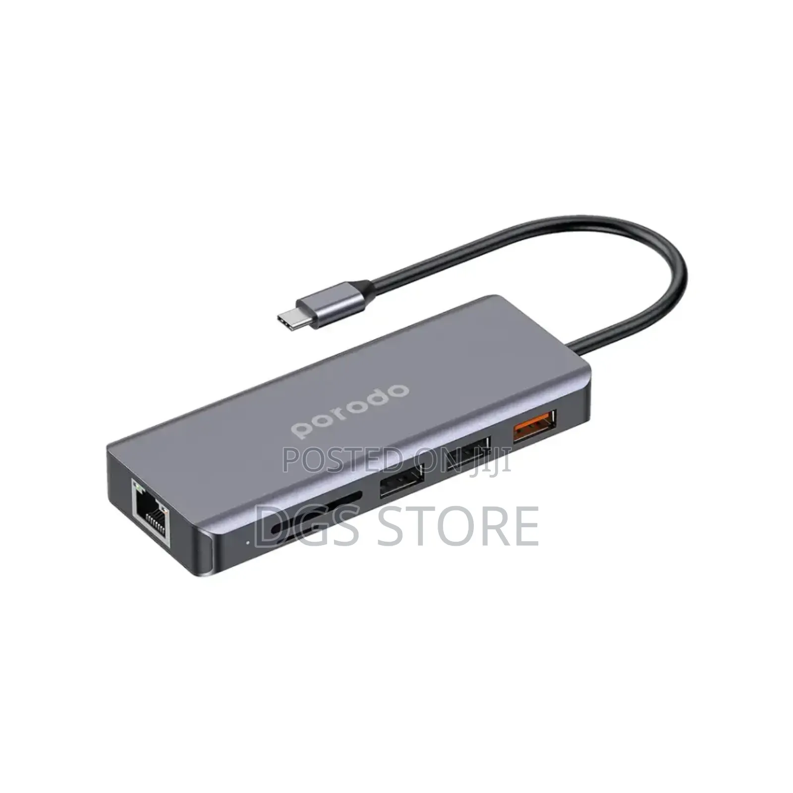 Porodo 9in1 Hdmi Hdmi Ethernet Usb C Hub